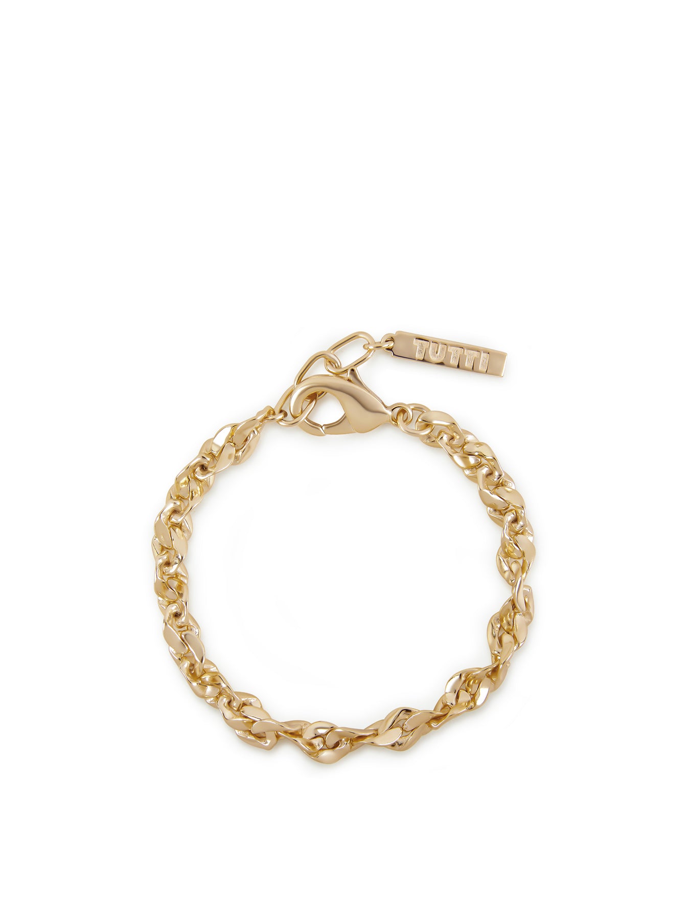 Sculpt Gold Plated Bracelet