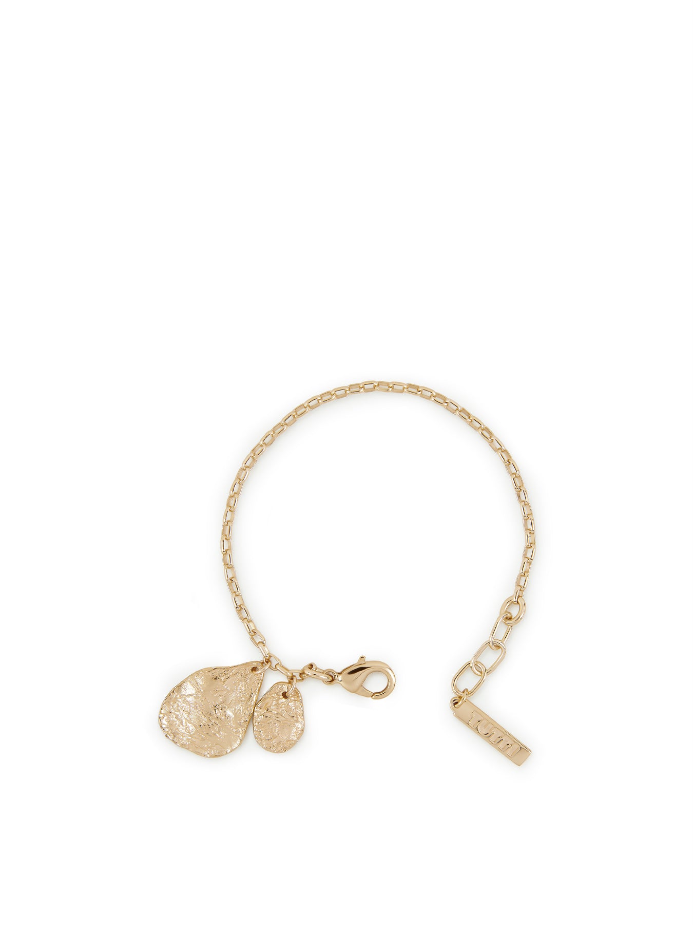 Light Gold Plated Charm Bracelet