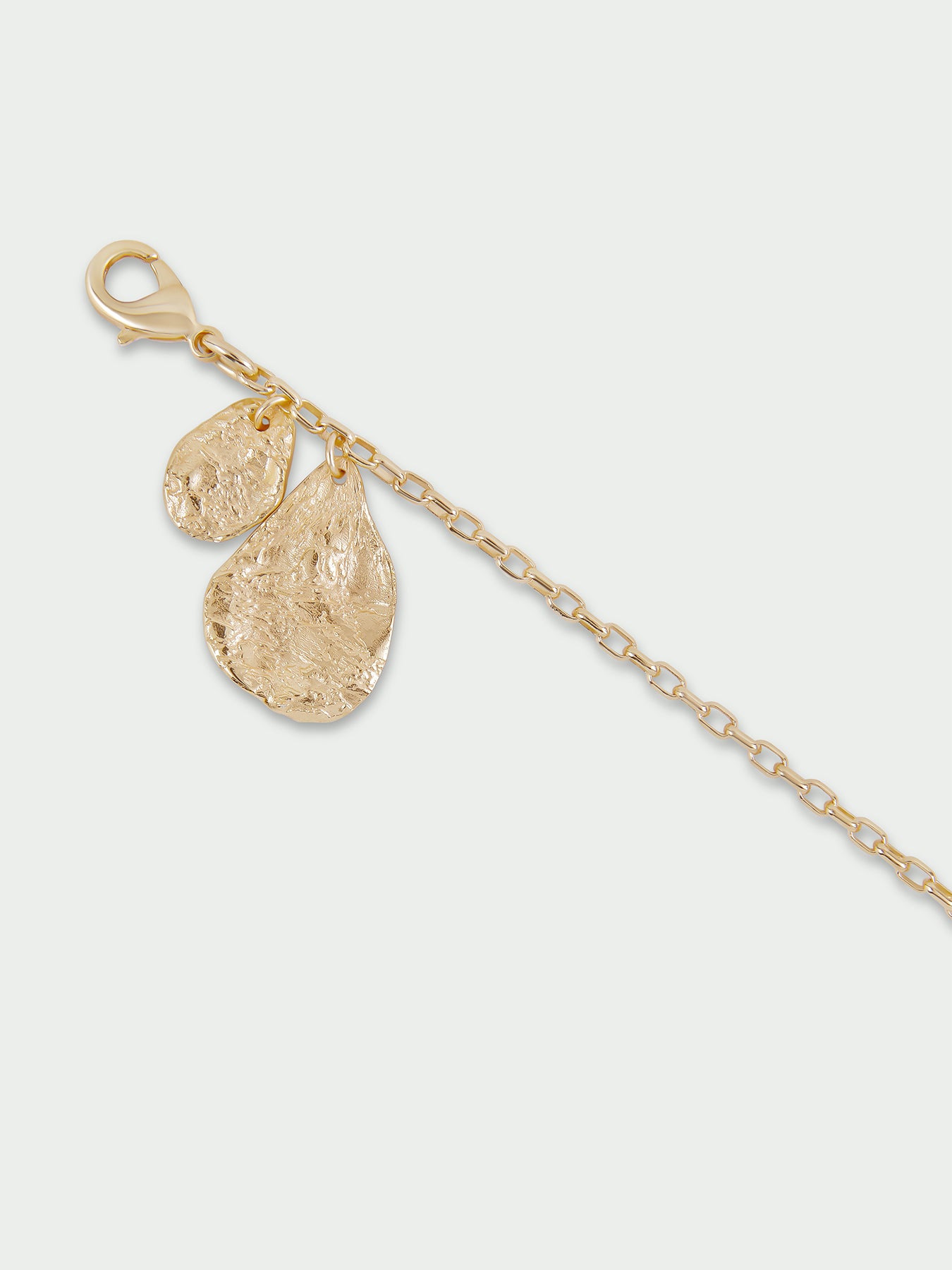 Light Gold Plated Charm Bracelet