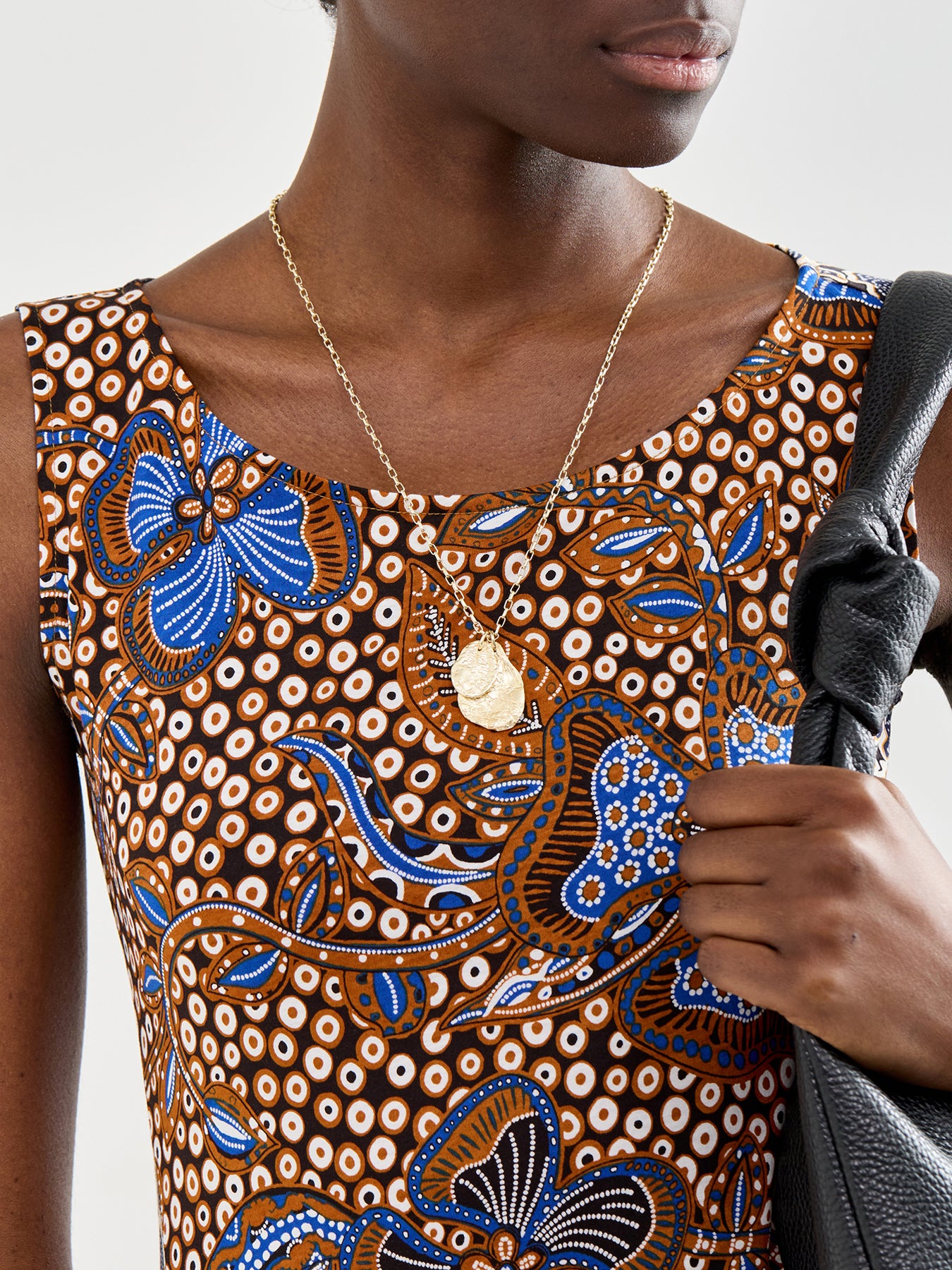 Light Gold Plated Pendant Necklace