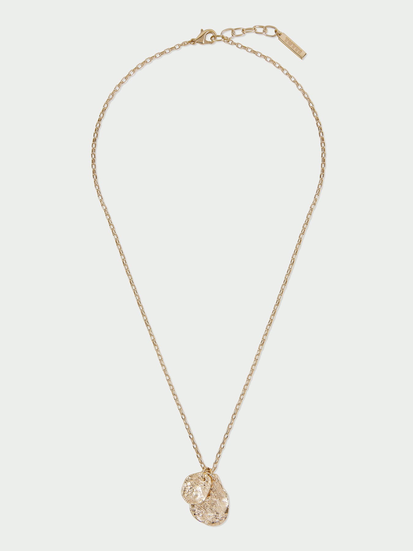 Light Gold Plated Pendant Necklace