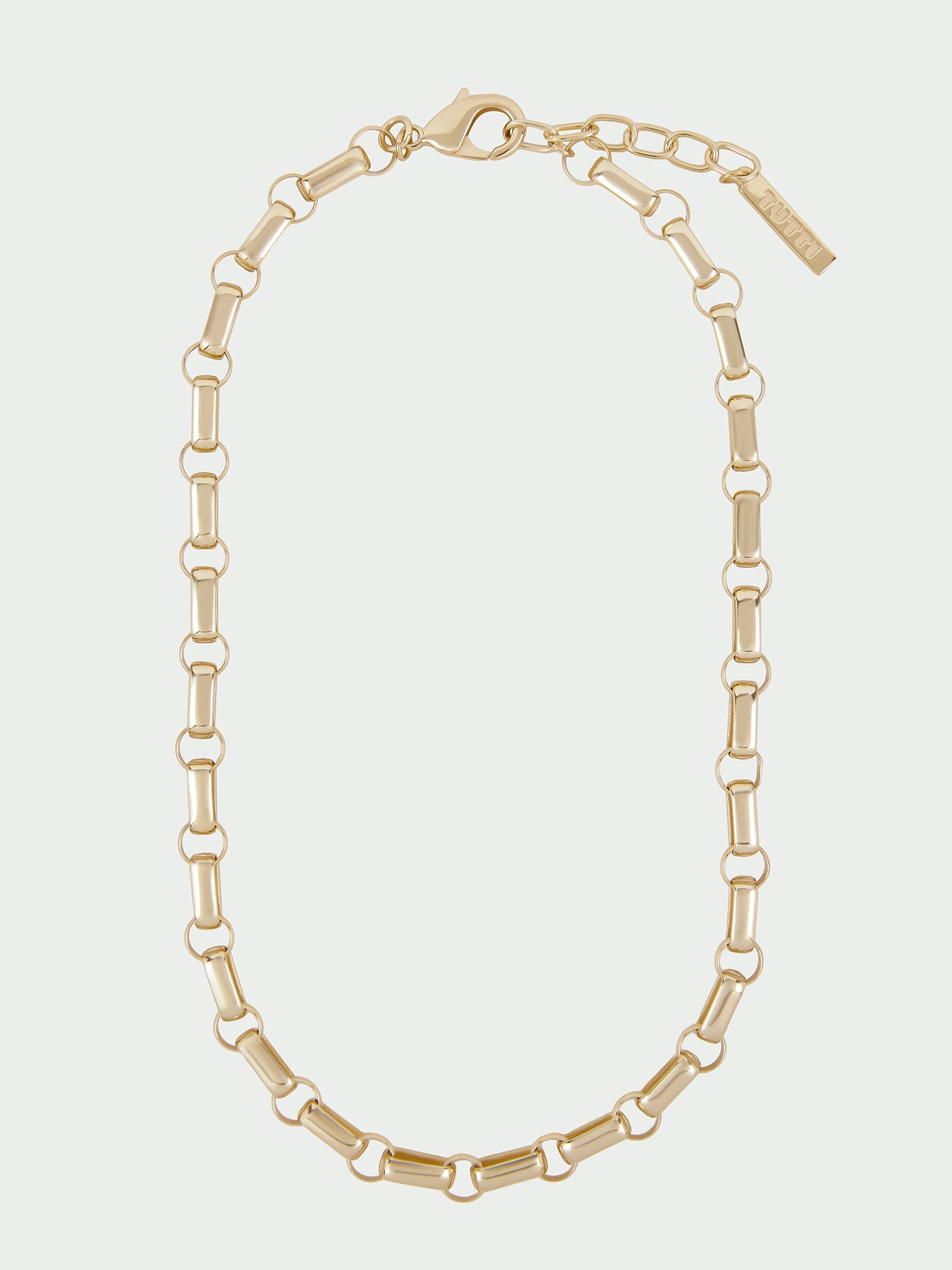 Fusion Sterling Silver Plated Chain Necklace