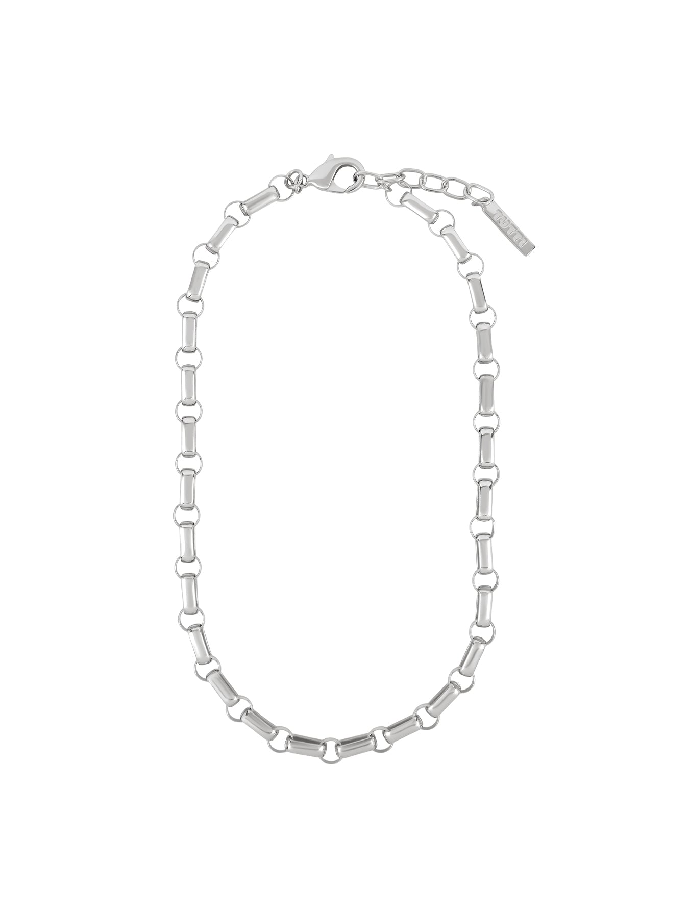 Fusion Sterling Silver Plated Chain Necklace