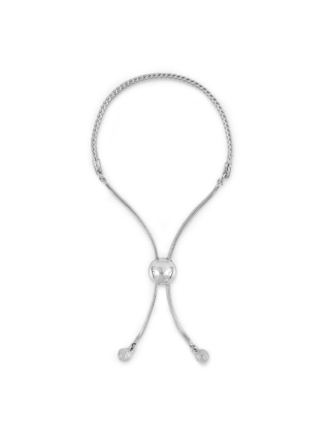 Synergy Sterling Silver Plated Chain Bracelet