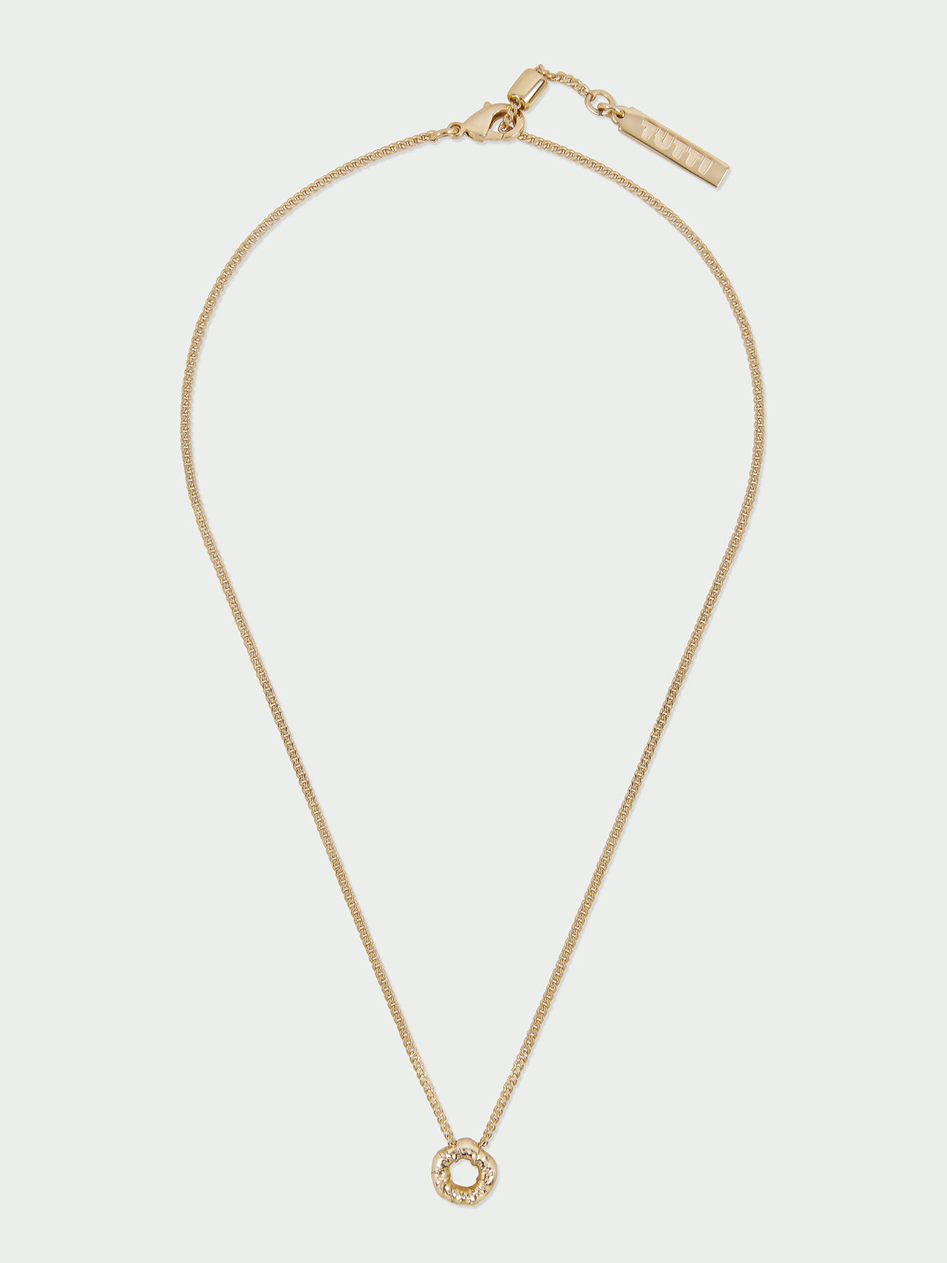 Silence Necklace Gold
