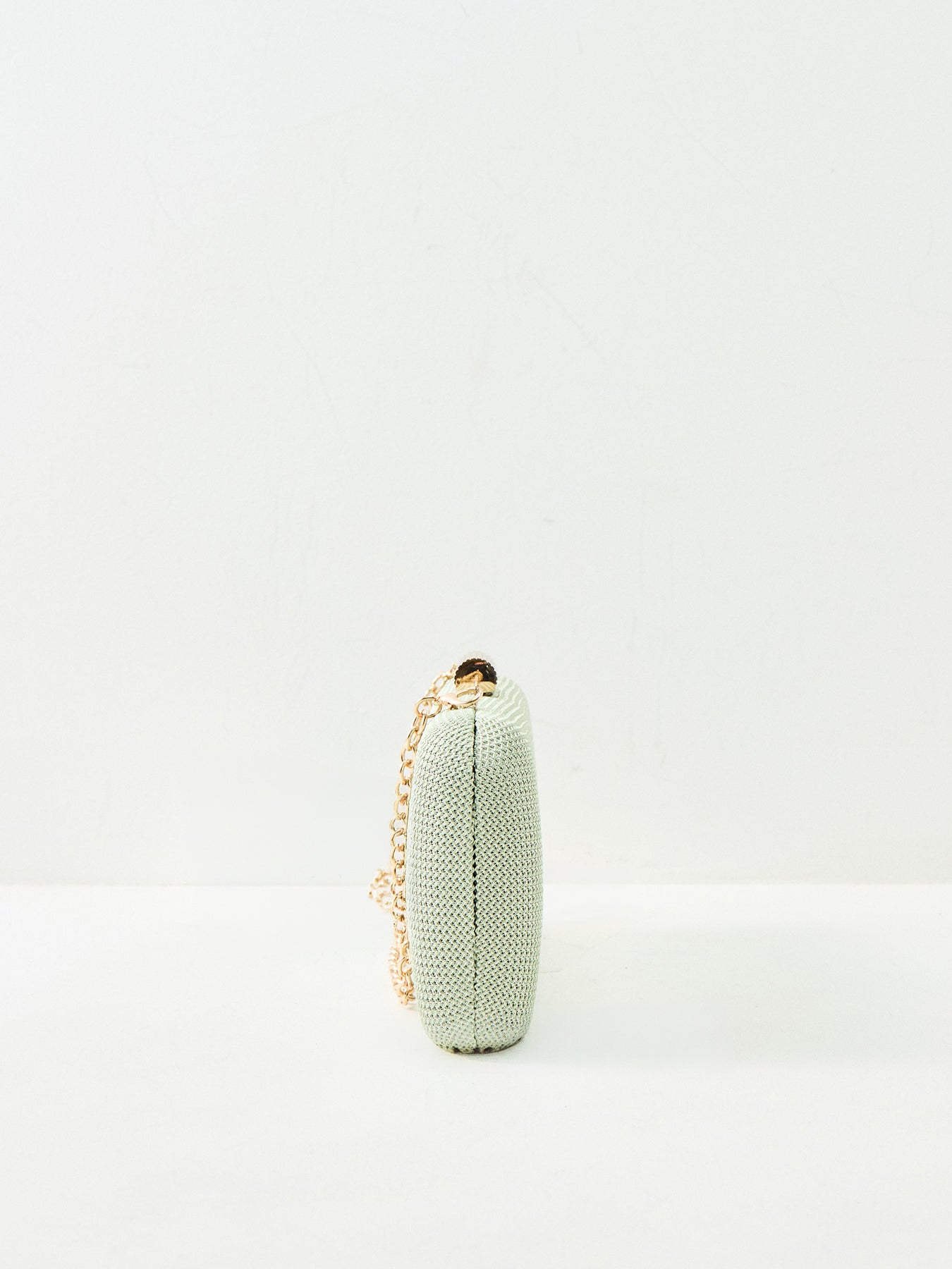 Clutch Bag with Metal Clasp Green