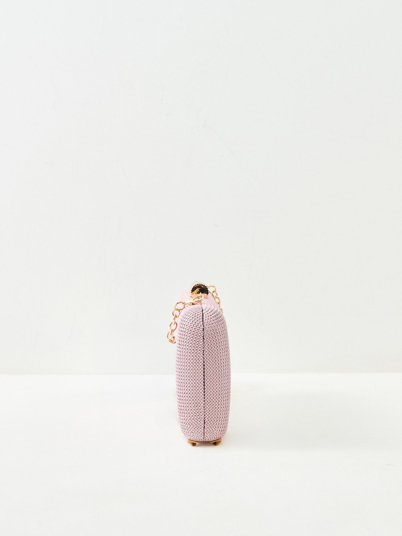 Clutch Bag with Metal Clasp Pink