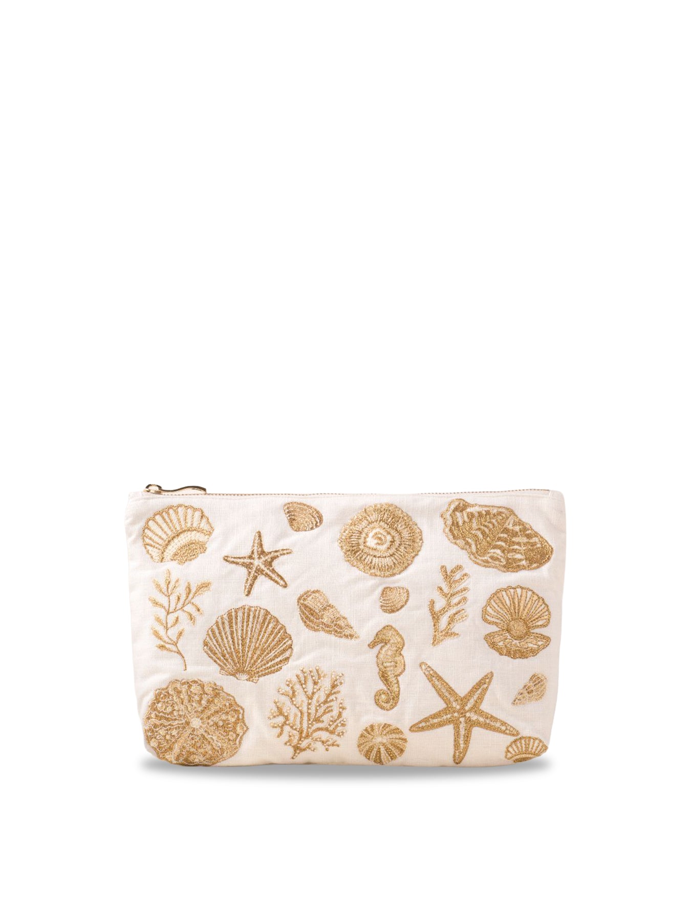 Ocean Treasures Everyday Pouch Cream