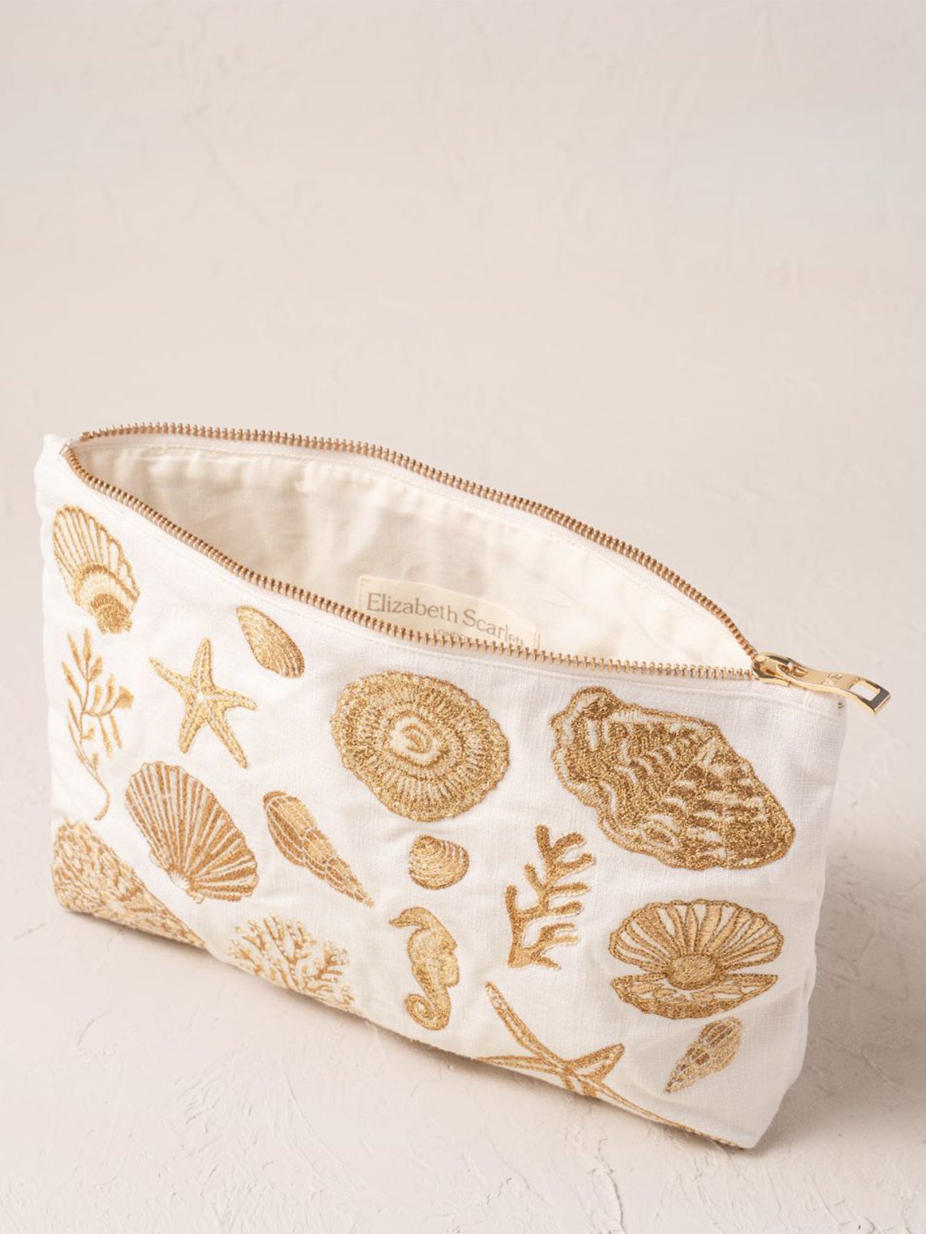 Ocean Treasures Everyday Pouch Cream