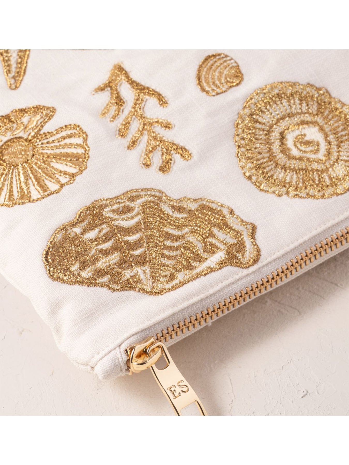 Ocean Treasures Everyday Pouch Cream