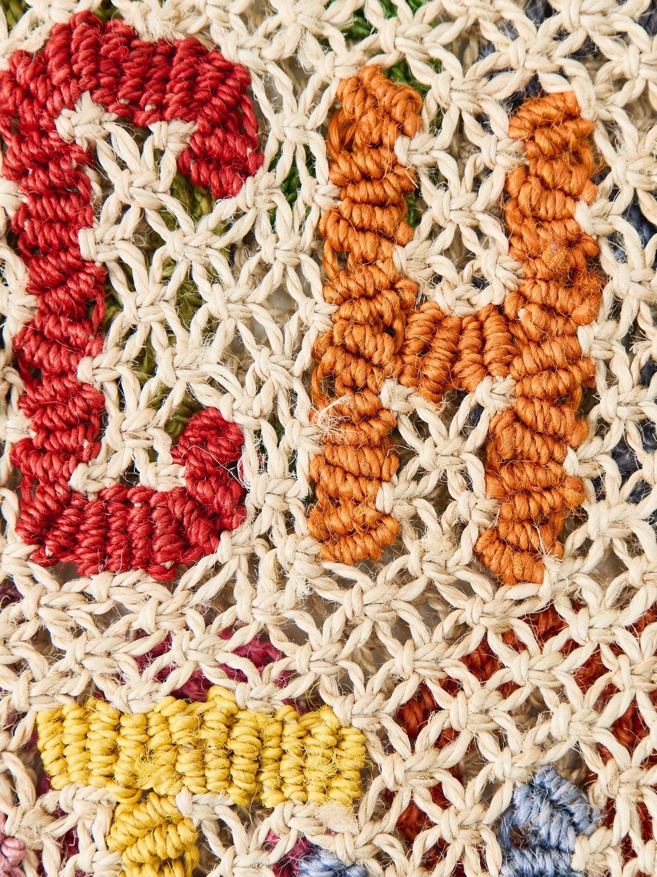 Drew Beach Party Raffia Tote Bag
