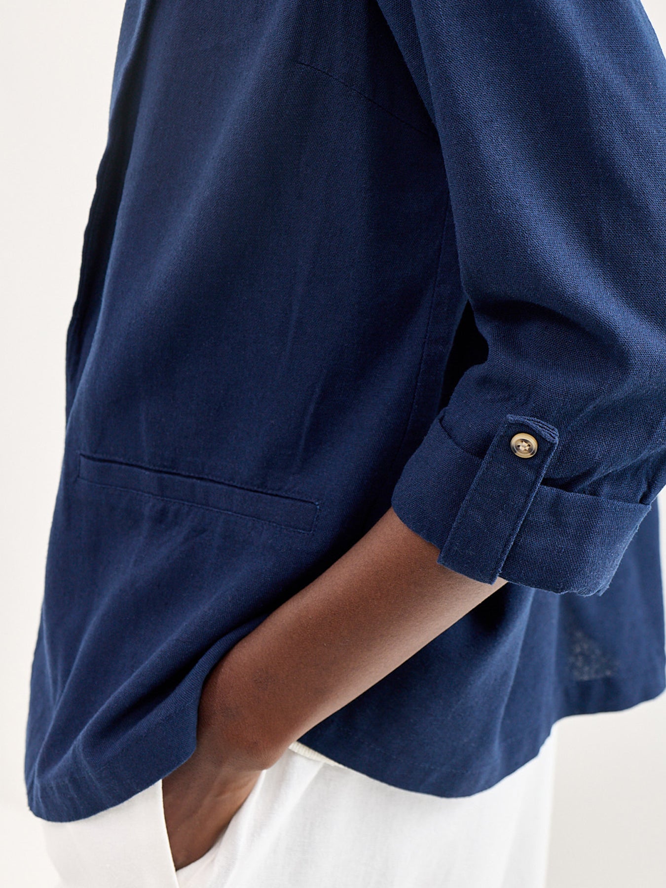 Loose Fit Blazer Navy