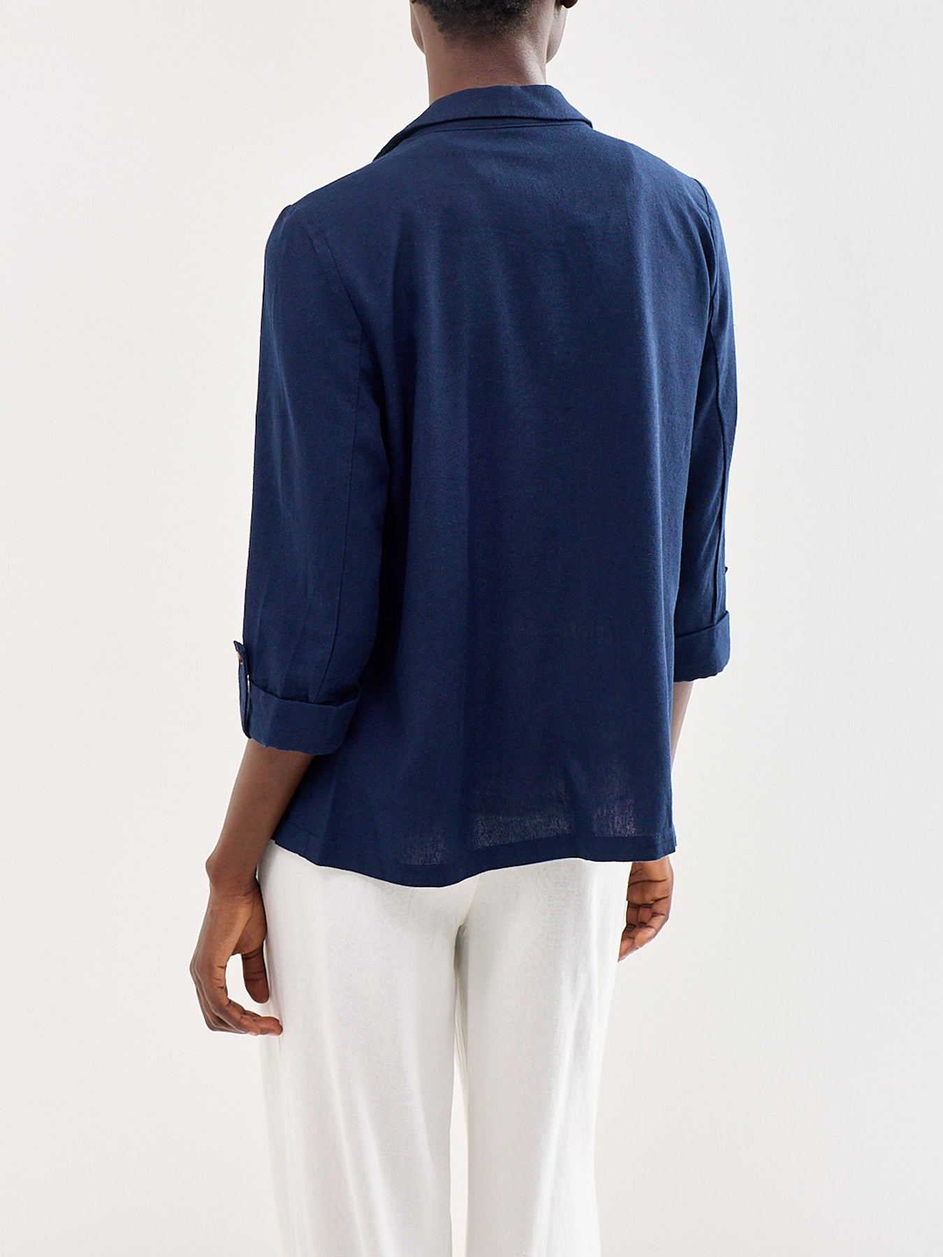 Loose Fit Blazer Navy