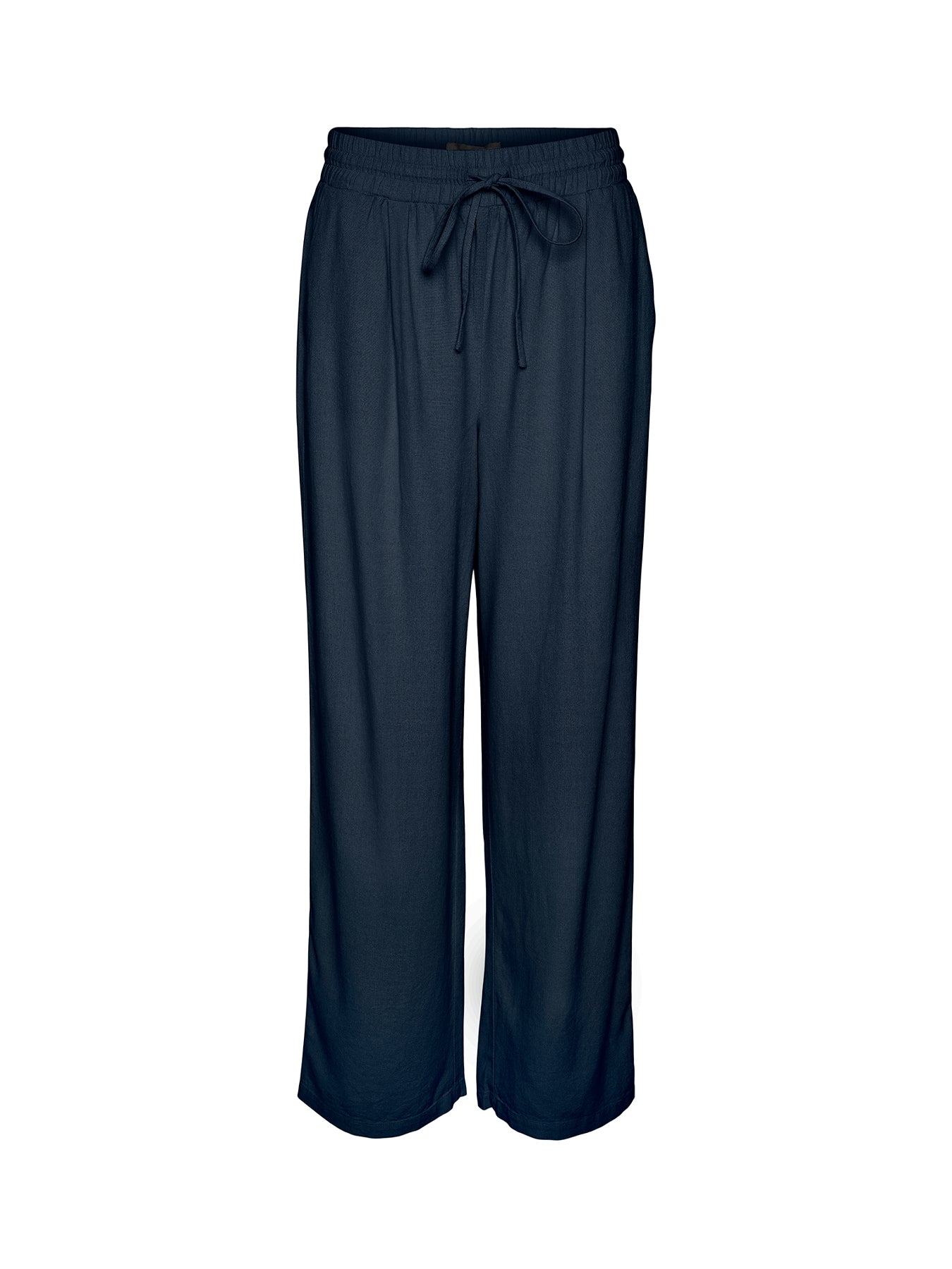 Wide Leg Trousers Navy