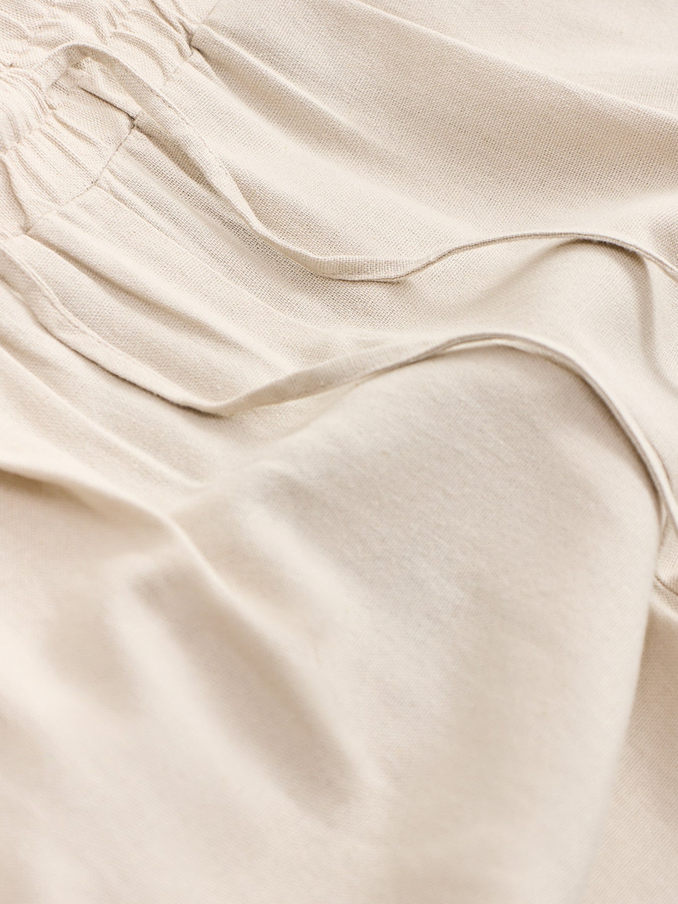 Jesmilo High Waisted Wide Leg Trousers Beige