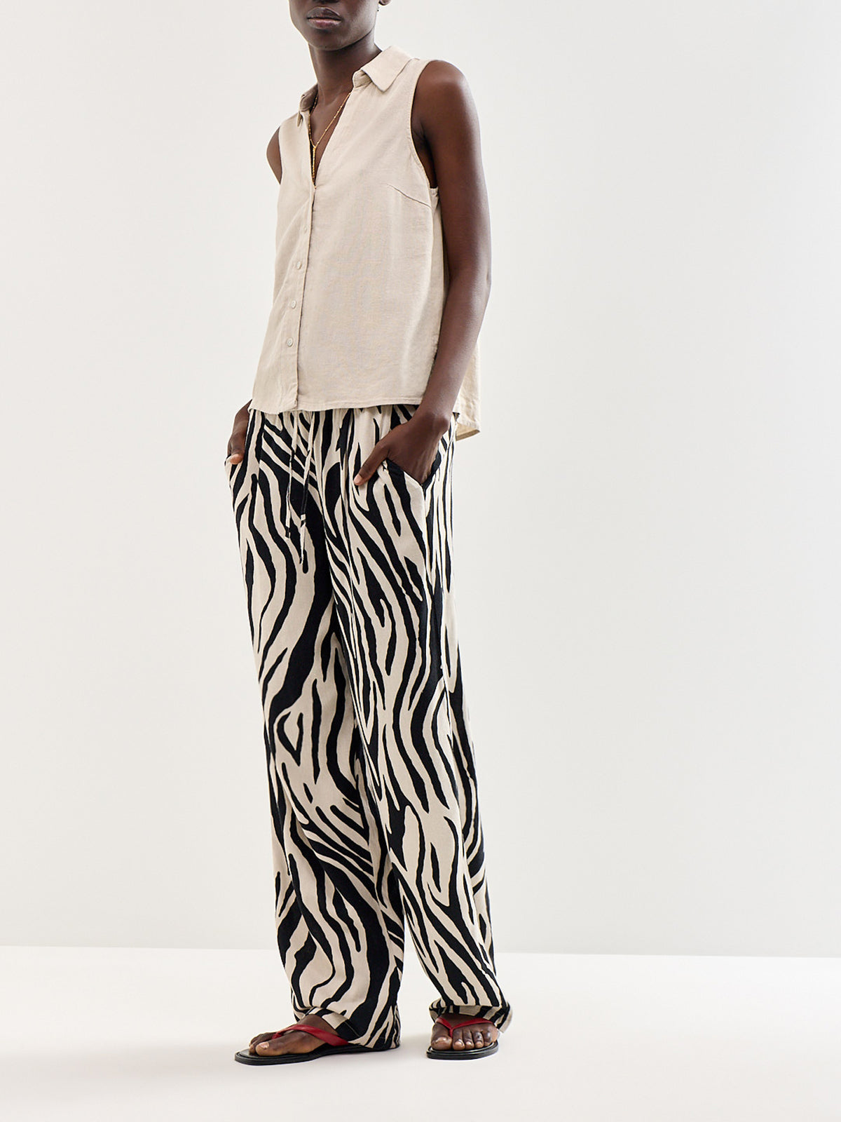 Wide Leg Trousers Multi