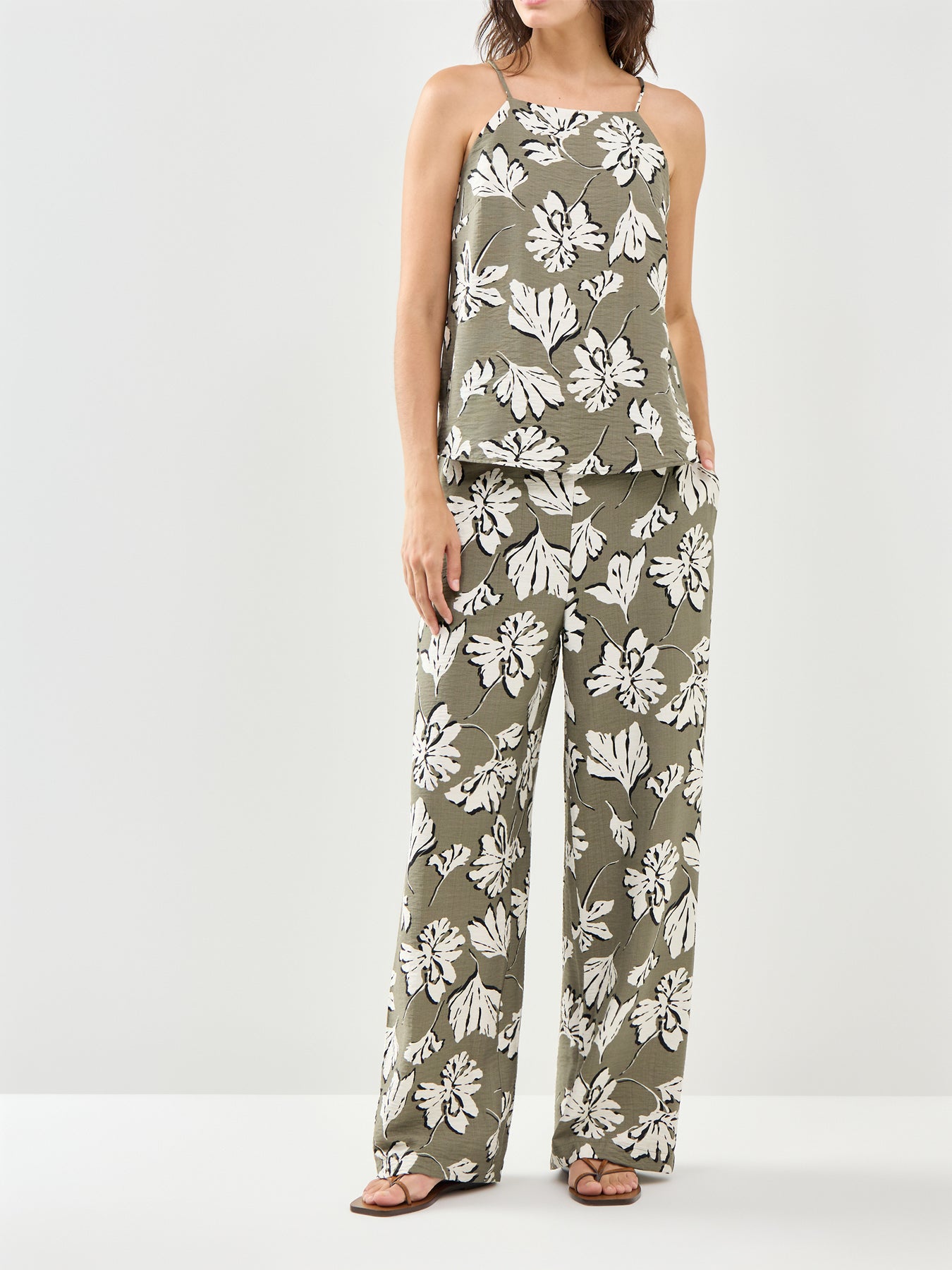 Wide Leg Trousers Multi