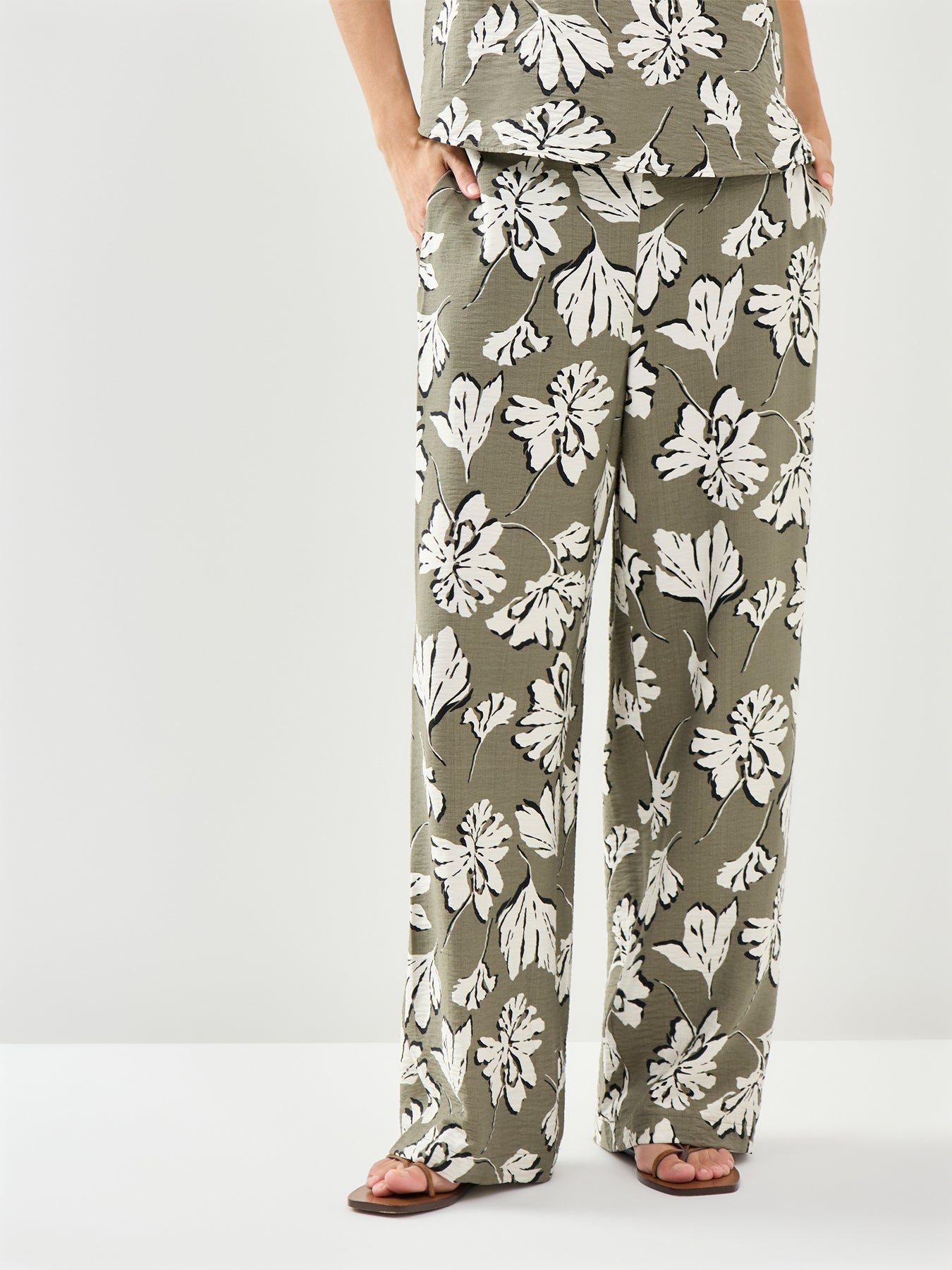 Wide Leg Trousers Multi