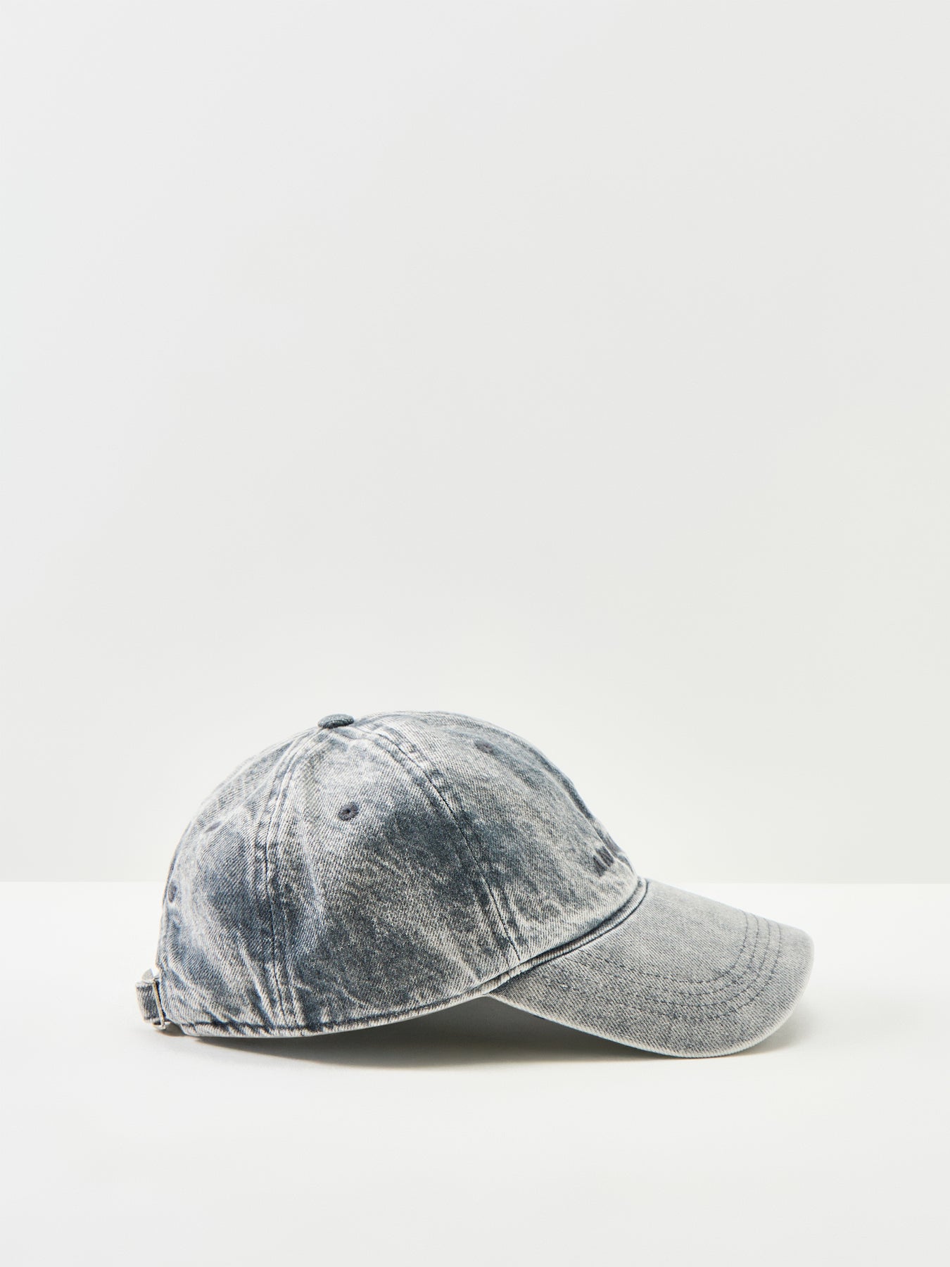Leopard Print Baseball Cap Grey