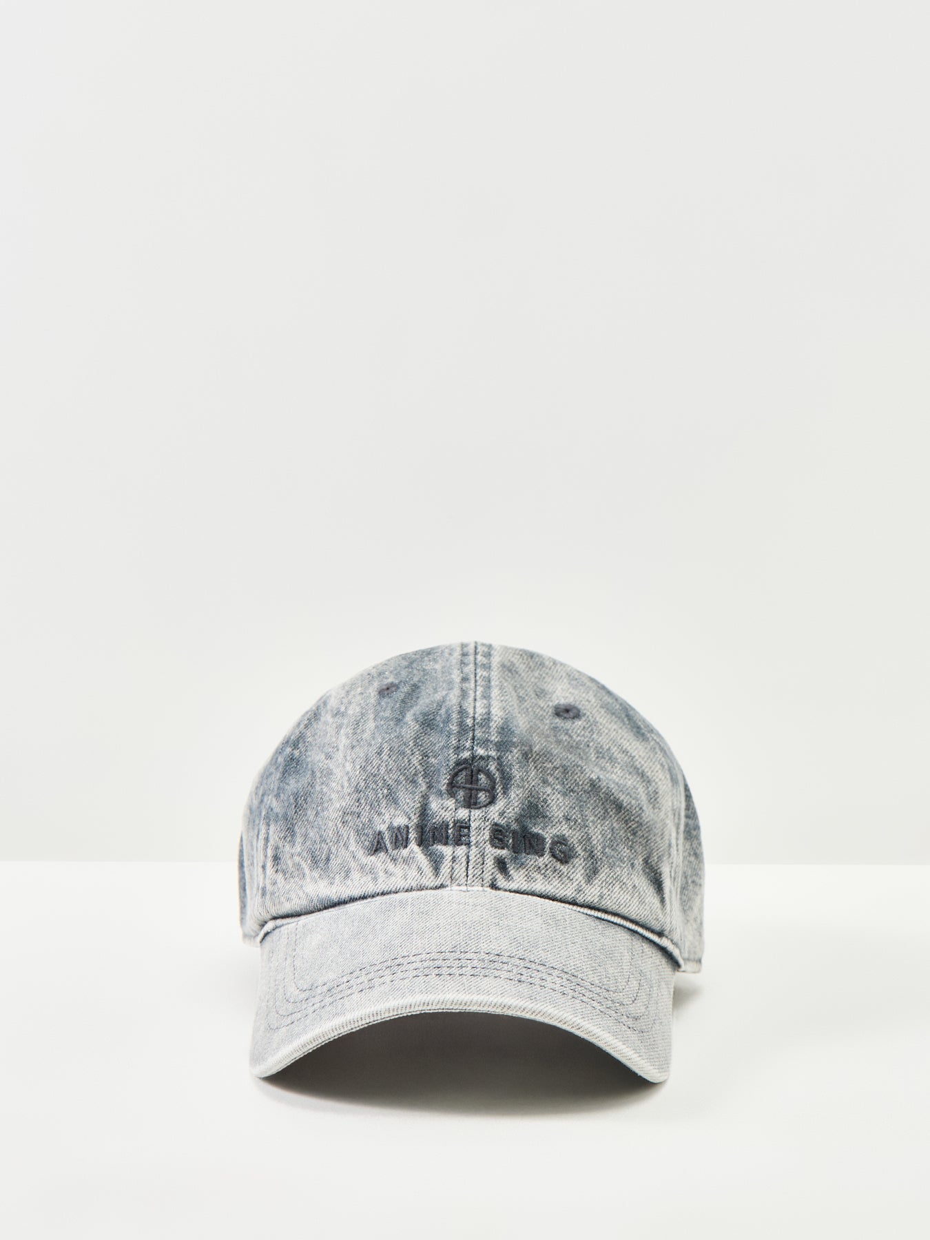 Leopard Print Baseball Cap Grey