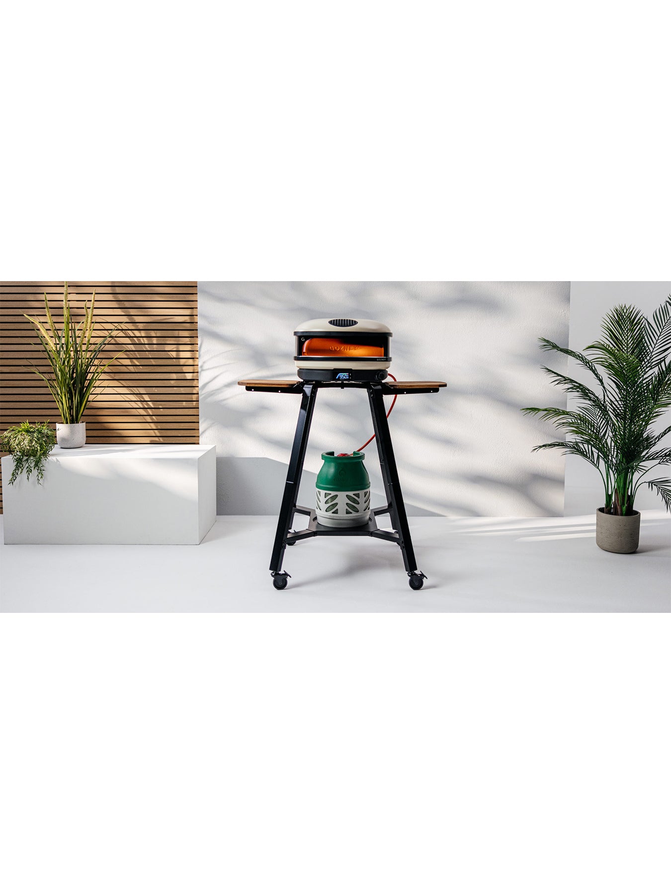 Arc Pizza Oven Stand Black