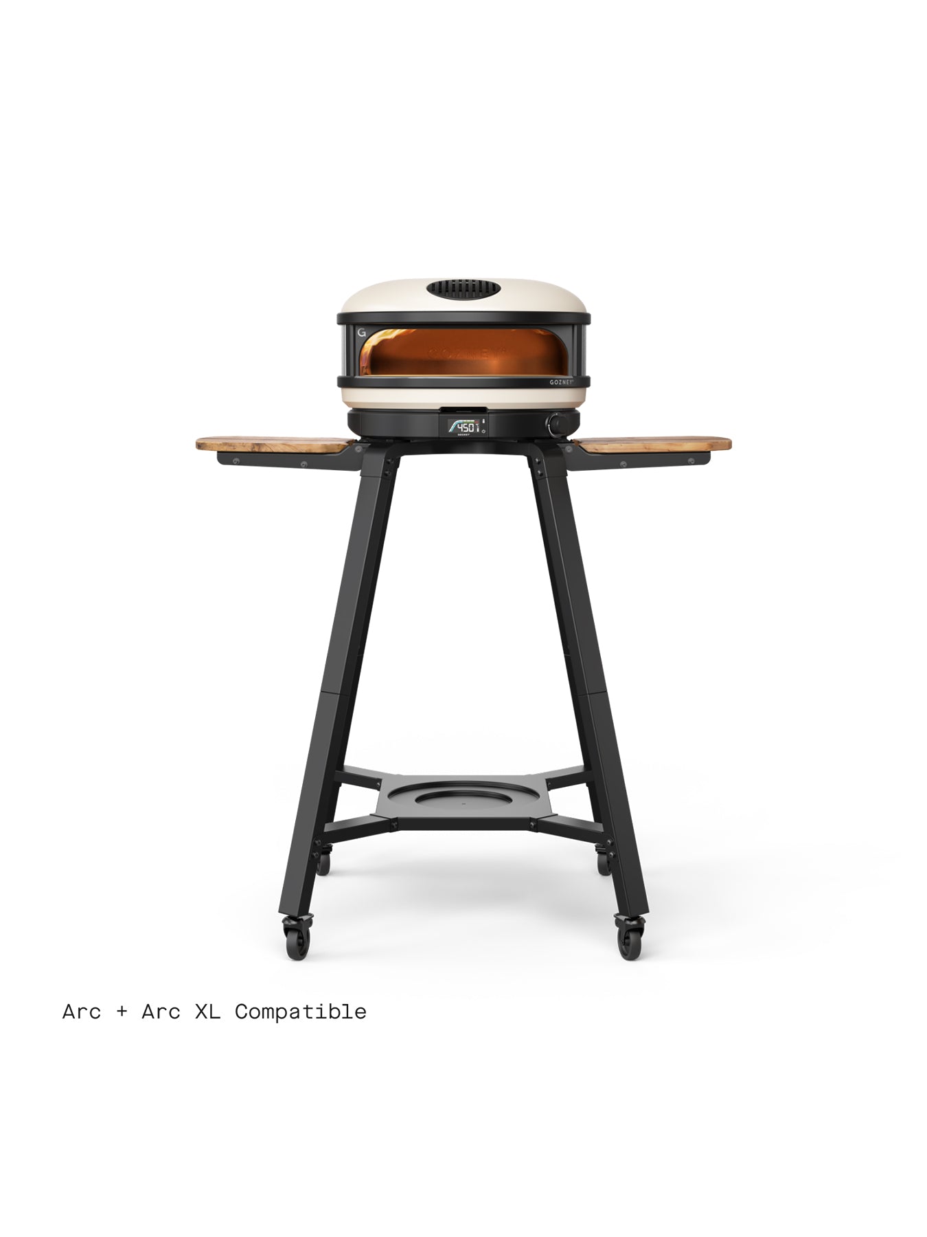 Arc Pizza Oven Stand Black