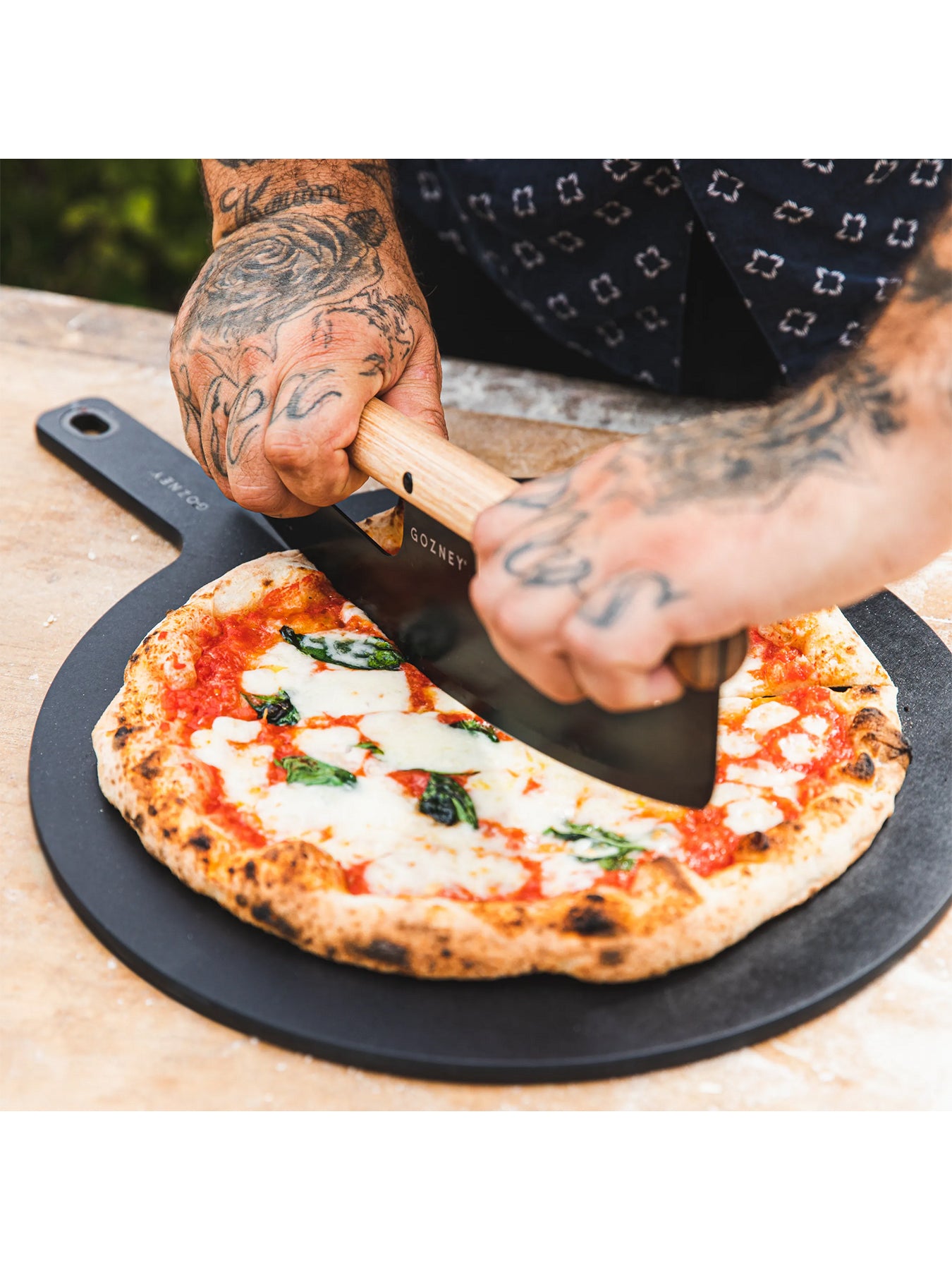Pizza Rocker Cutter Stainless Steel