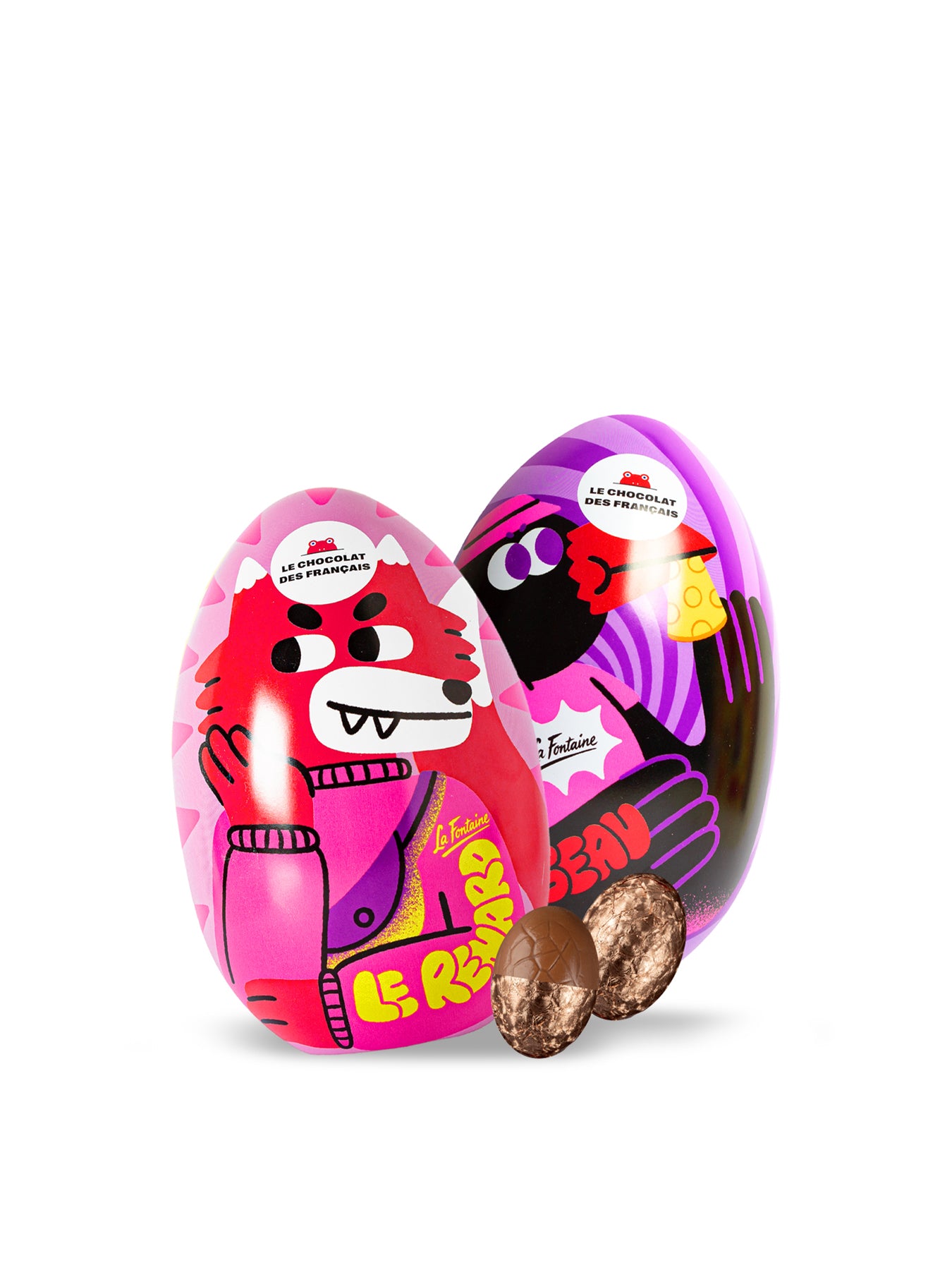 Hazelnut Praline and Caramel Milk Chocolate Egg Tin