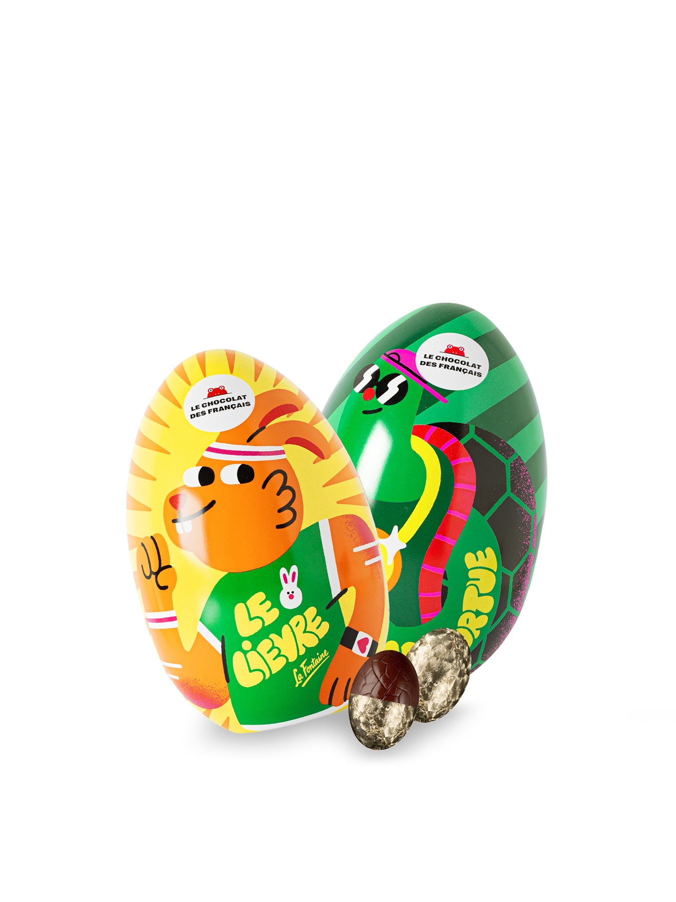 Gianduja and Hazelnut Praline Chocolate Egg Tin