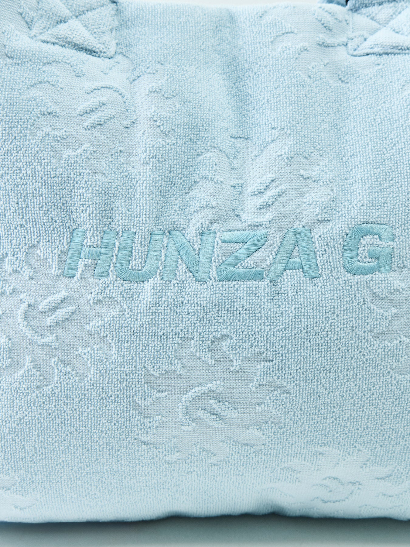 Sunny Towelling Beach Bag Metallic Ice Blue