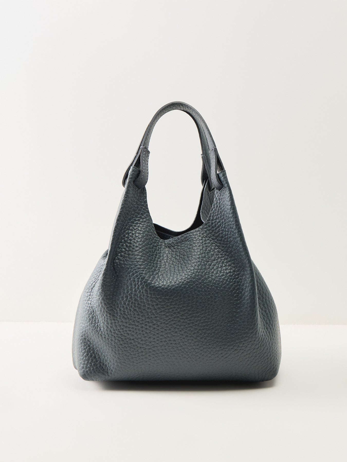 Dua Medium Leather Crossbody Navy