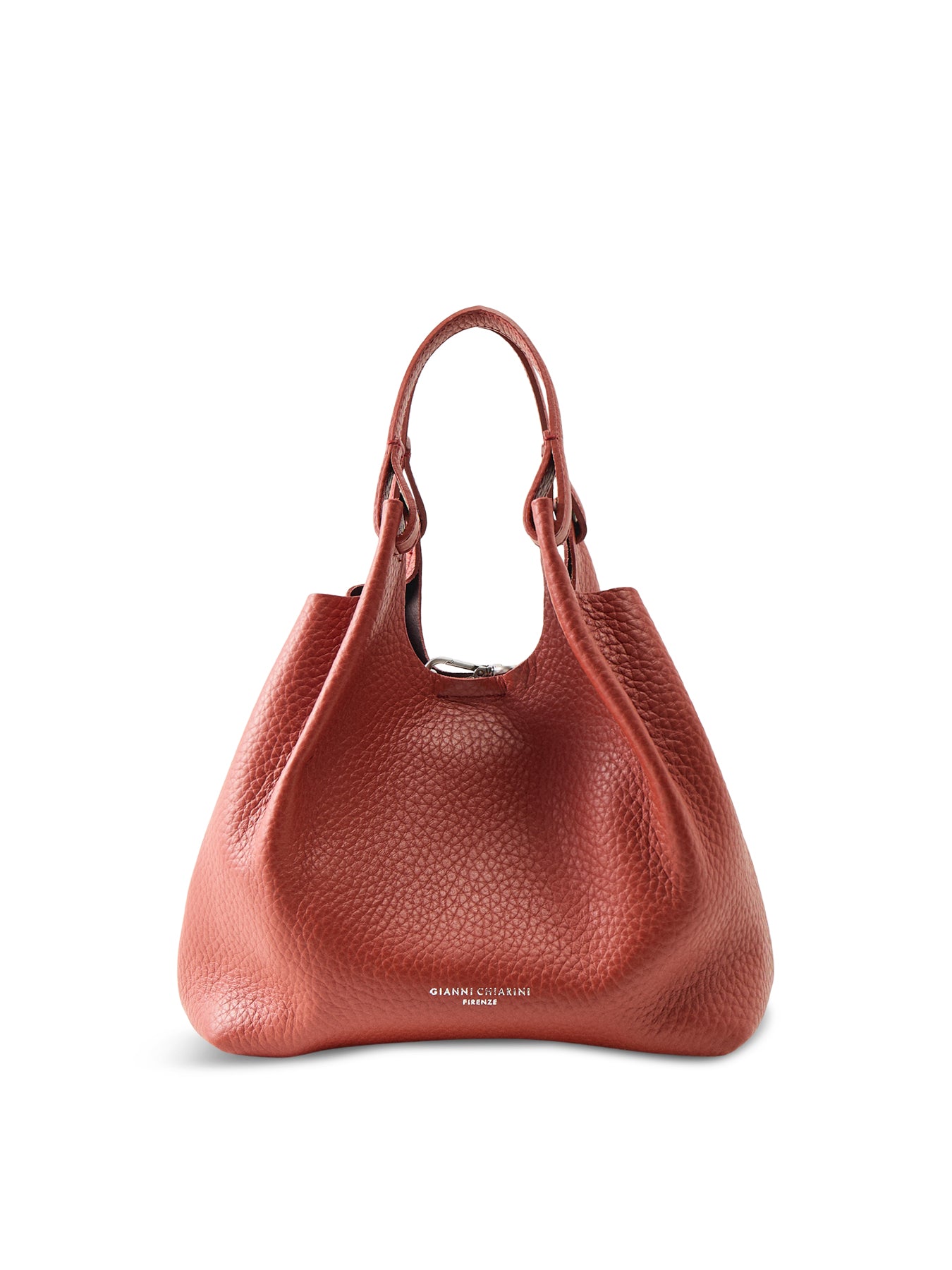Dua Medium Leather Crossbody Red