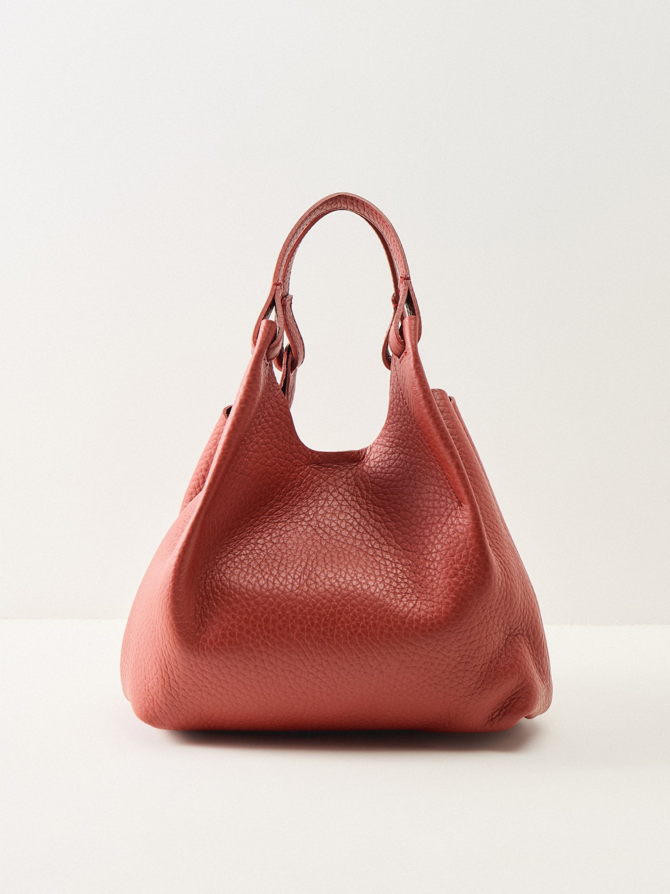 Dua Medium Leather Crossbody Red