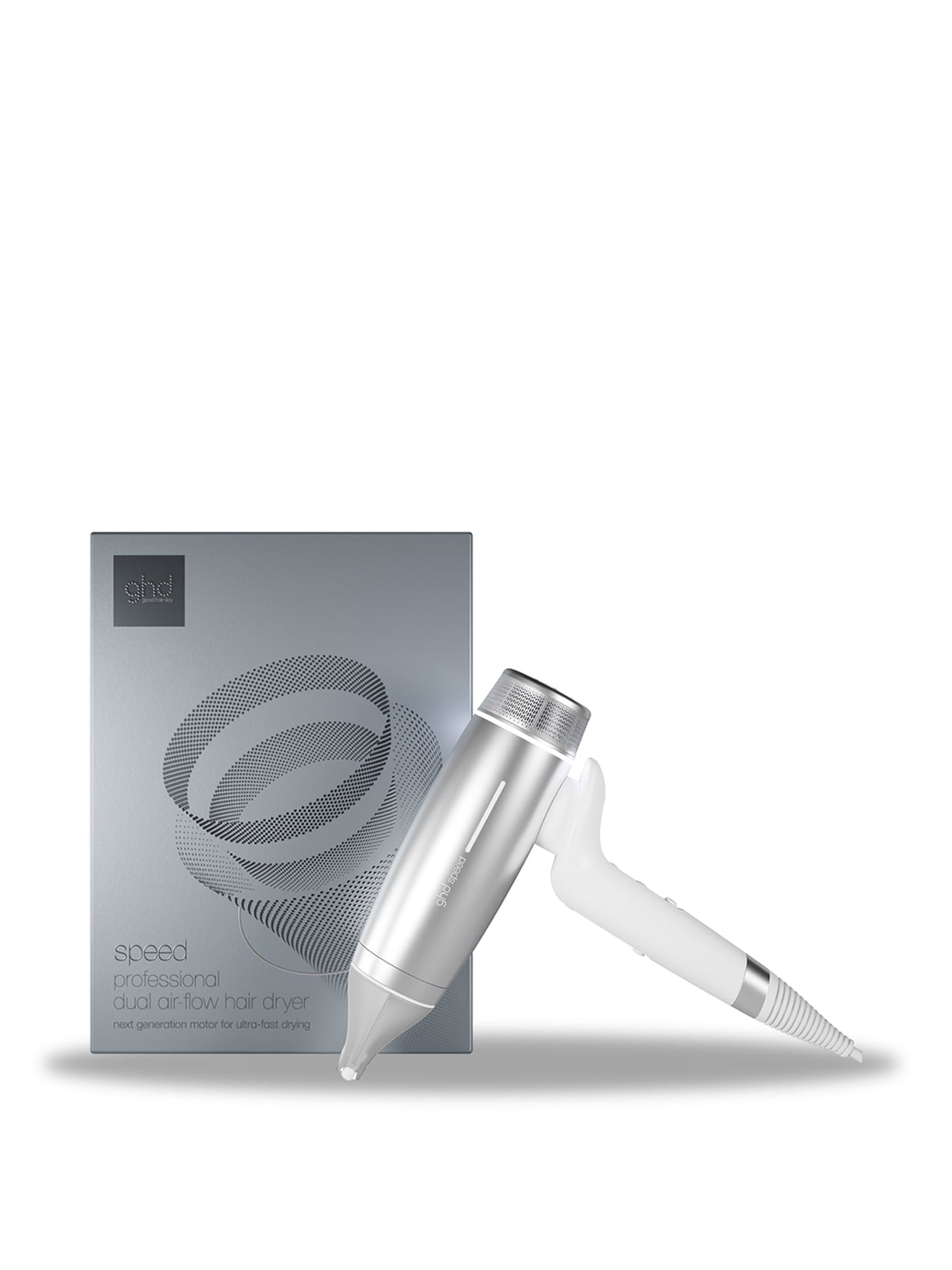 ghd Speed Hair Dryer - In Silver White