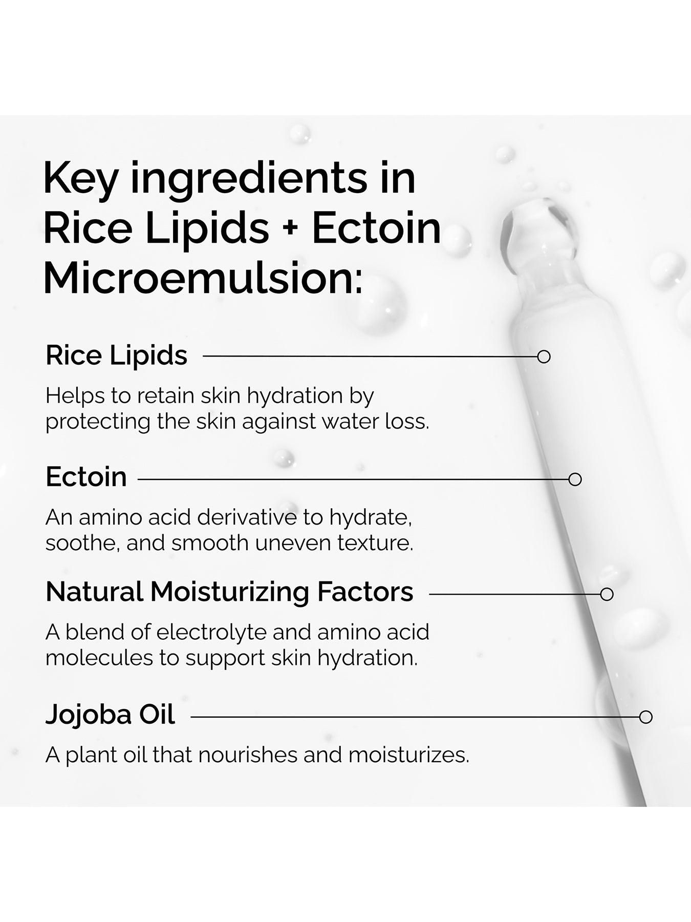 Rice Lipids + Ectoin Microemulsion Ultra-Light Moisturizer 60ml