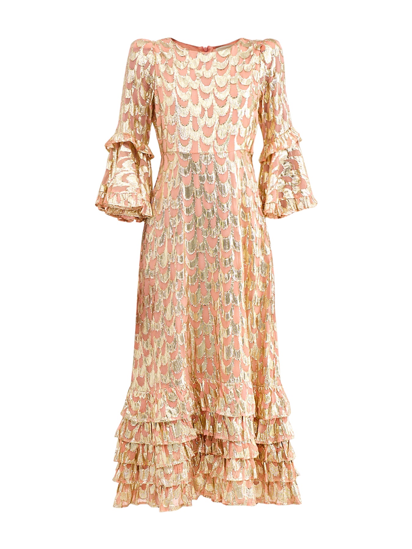 Josephine Dress Pink Metallic