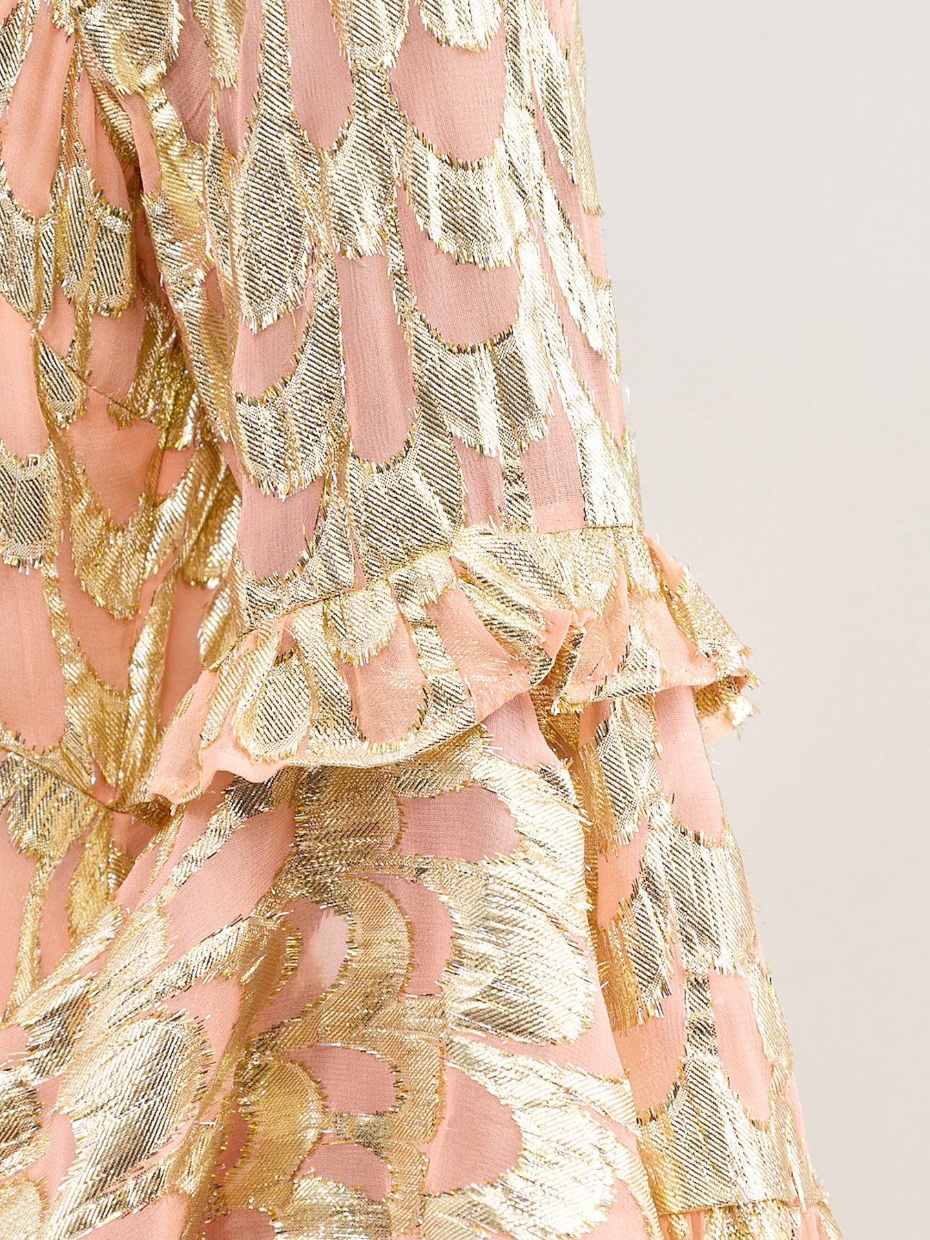 Josephine Dress Pink Metallic