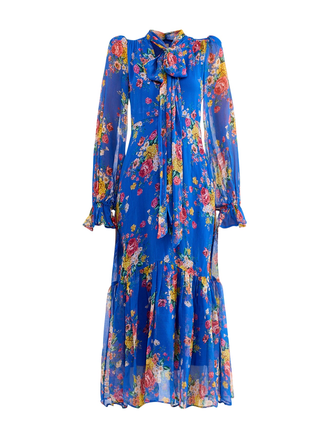 Marnie Dress Blue Floral Print