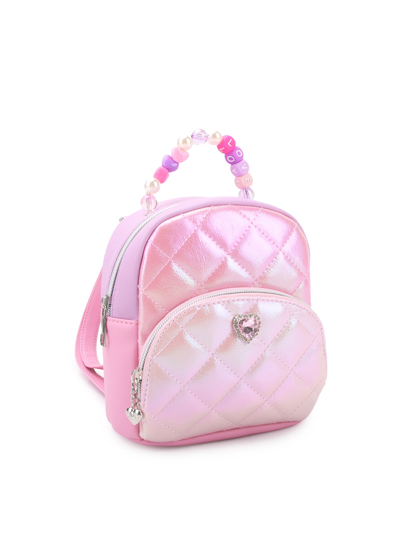Kids' Heart Quilted Mini Backpack Multi