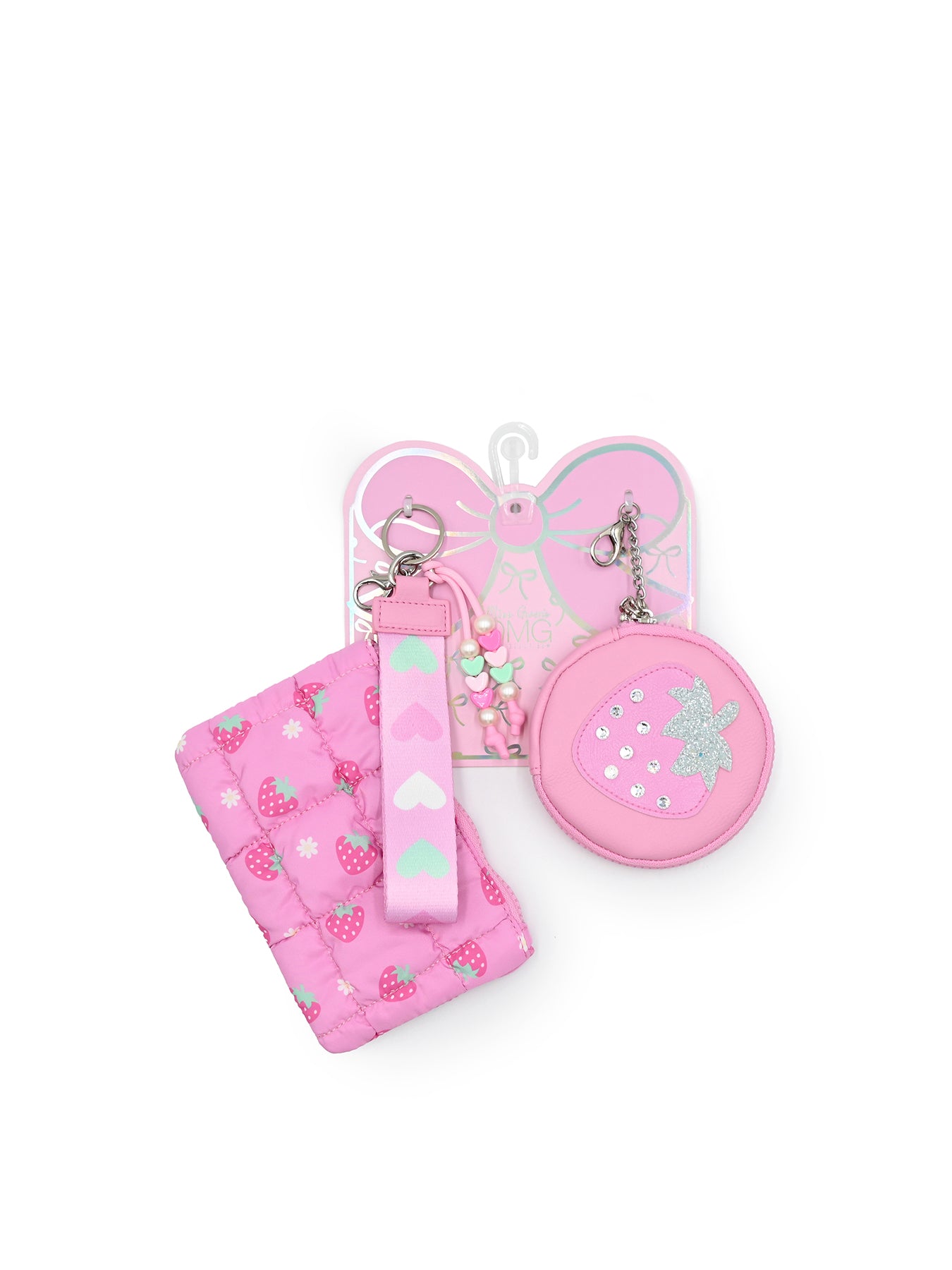 Kids' Berry Double Coin Purse Wristlet Multi