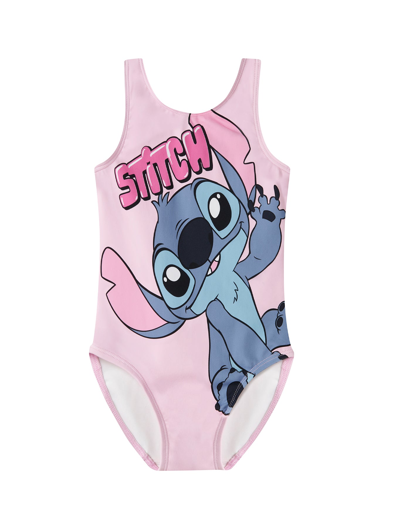 Kids' Stitch Swimsuit Pink