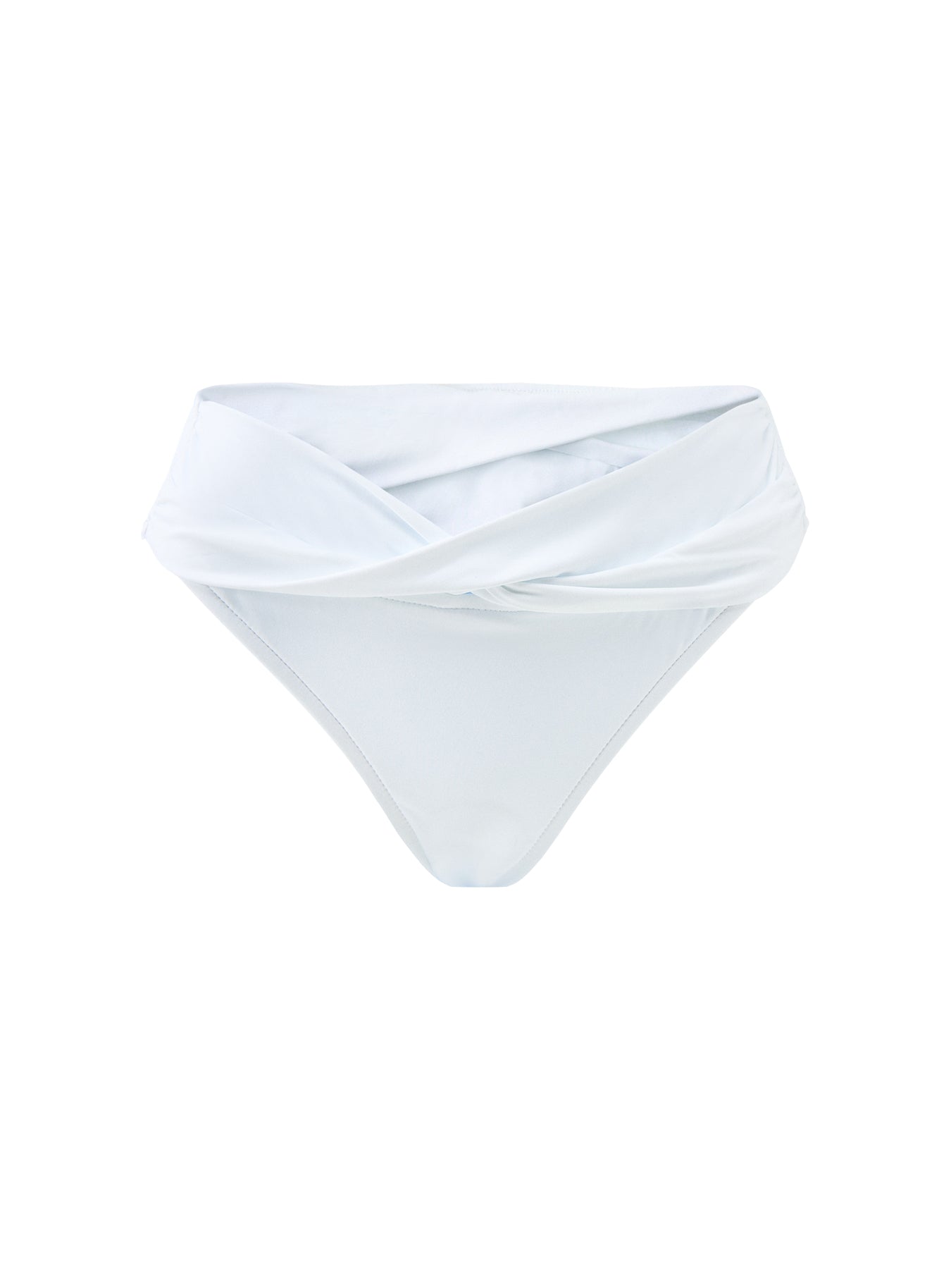 Collective Twist Band Mini Hipster Bikini Bottom White
