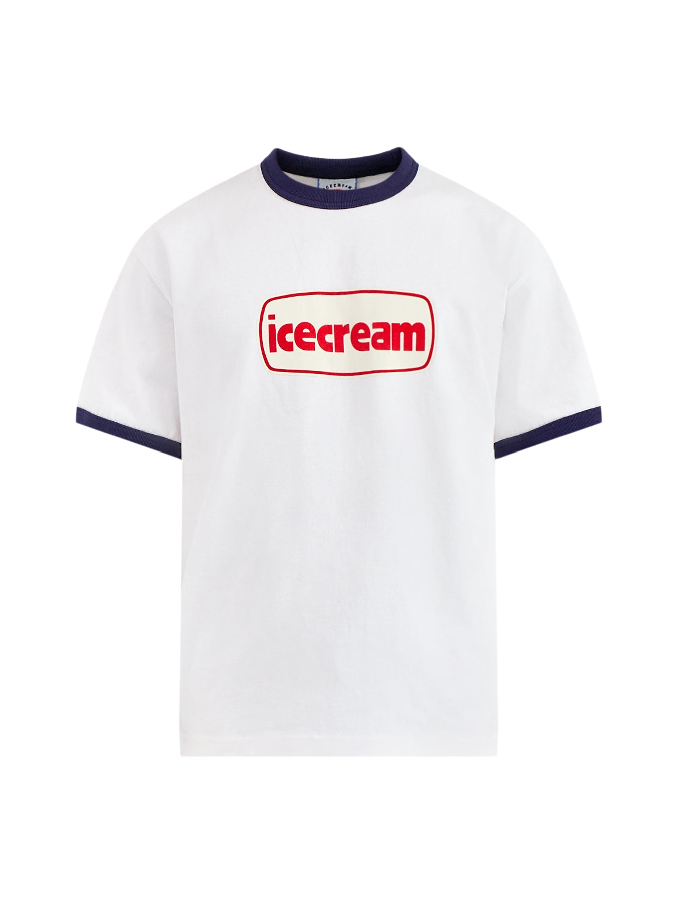 Ice Cream Tub Ringer T-Shirt White