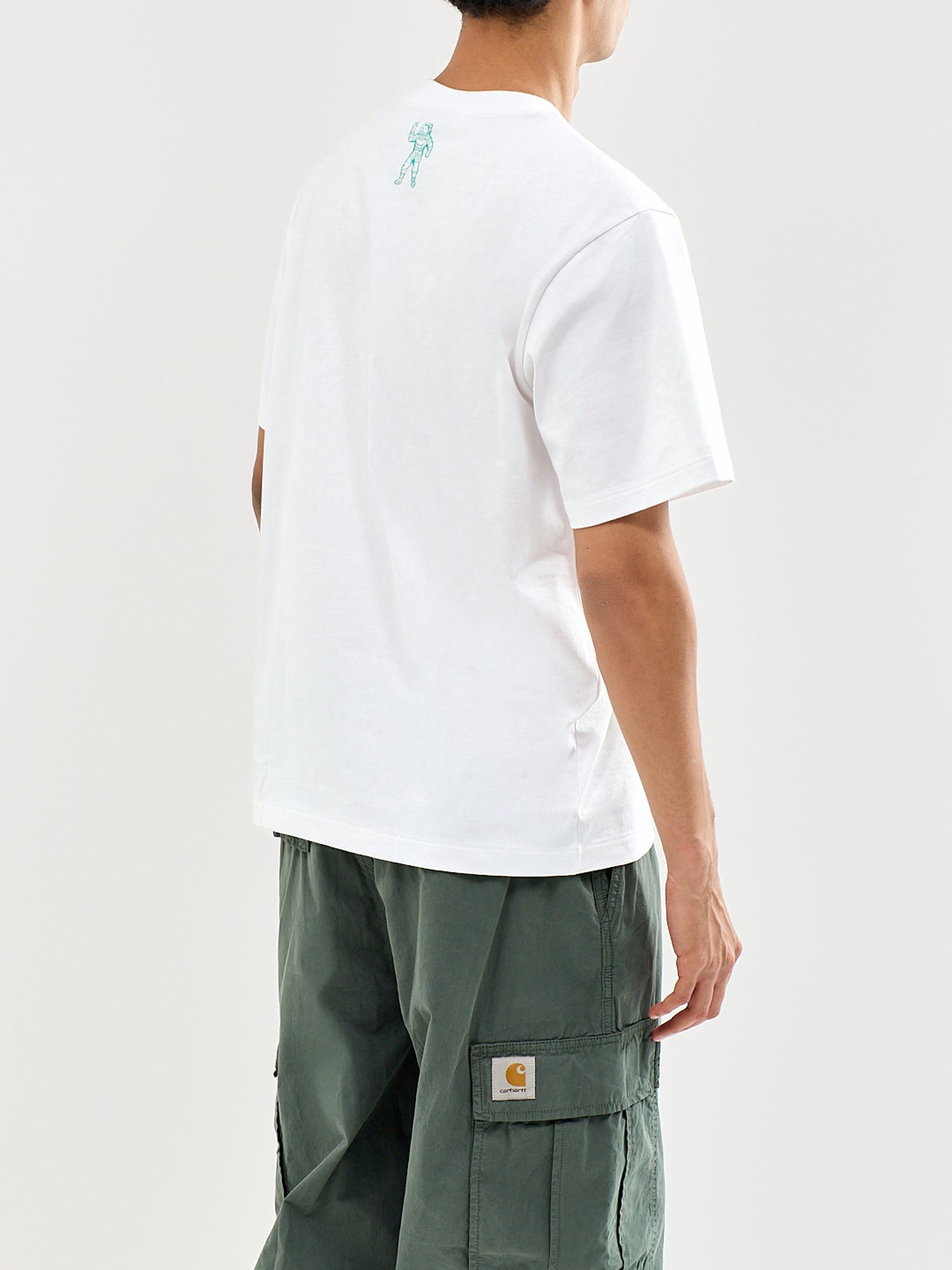 Leopard Camo Arch Logo T-Shirt White
