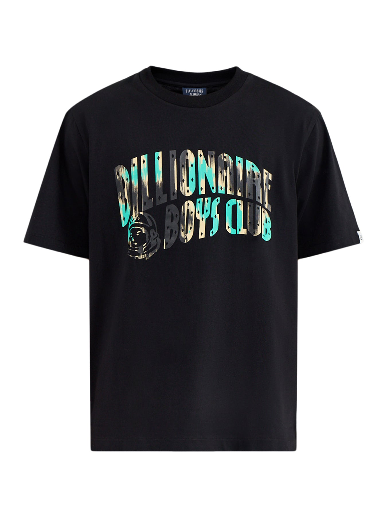 Leopard Camo Arch Logo T-Shirt Black