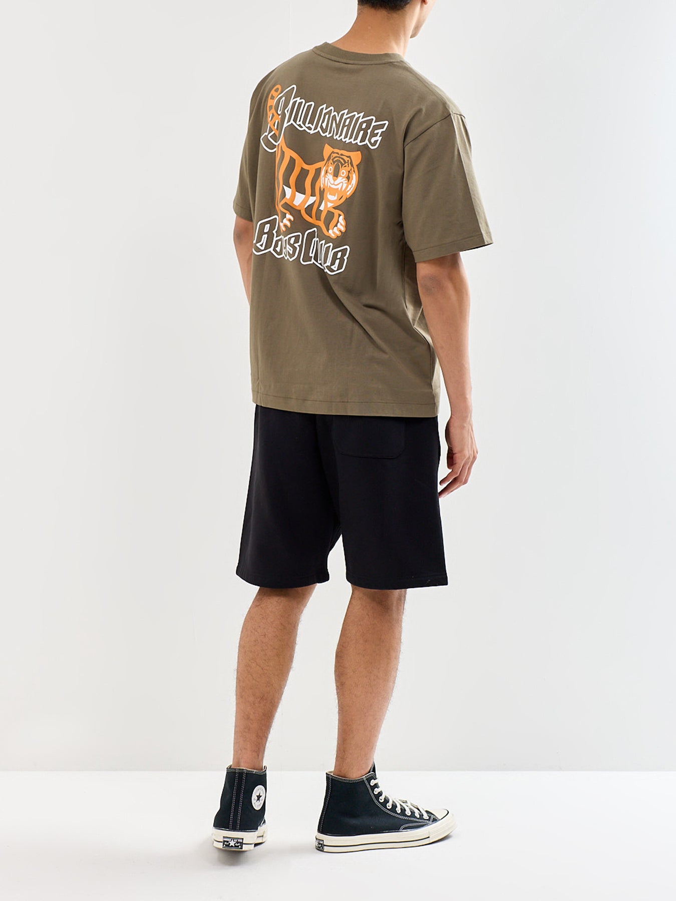 Tiger Logo T-Shirt Khaki