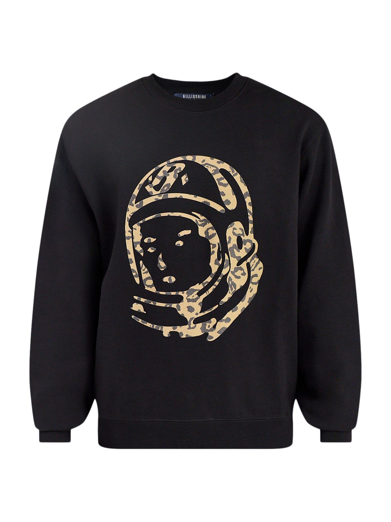 Leopard Camo Astro Crewneck Sweatshirt Black