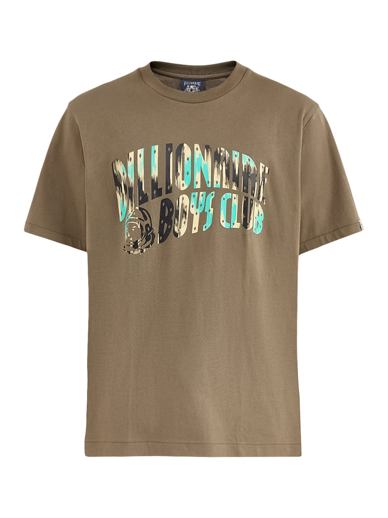 Leopard Camo Arch Logo T-Shirt Khaki