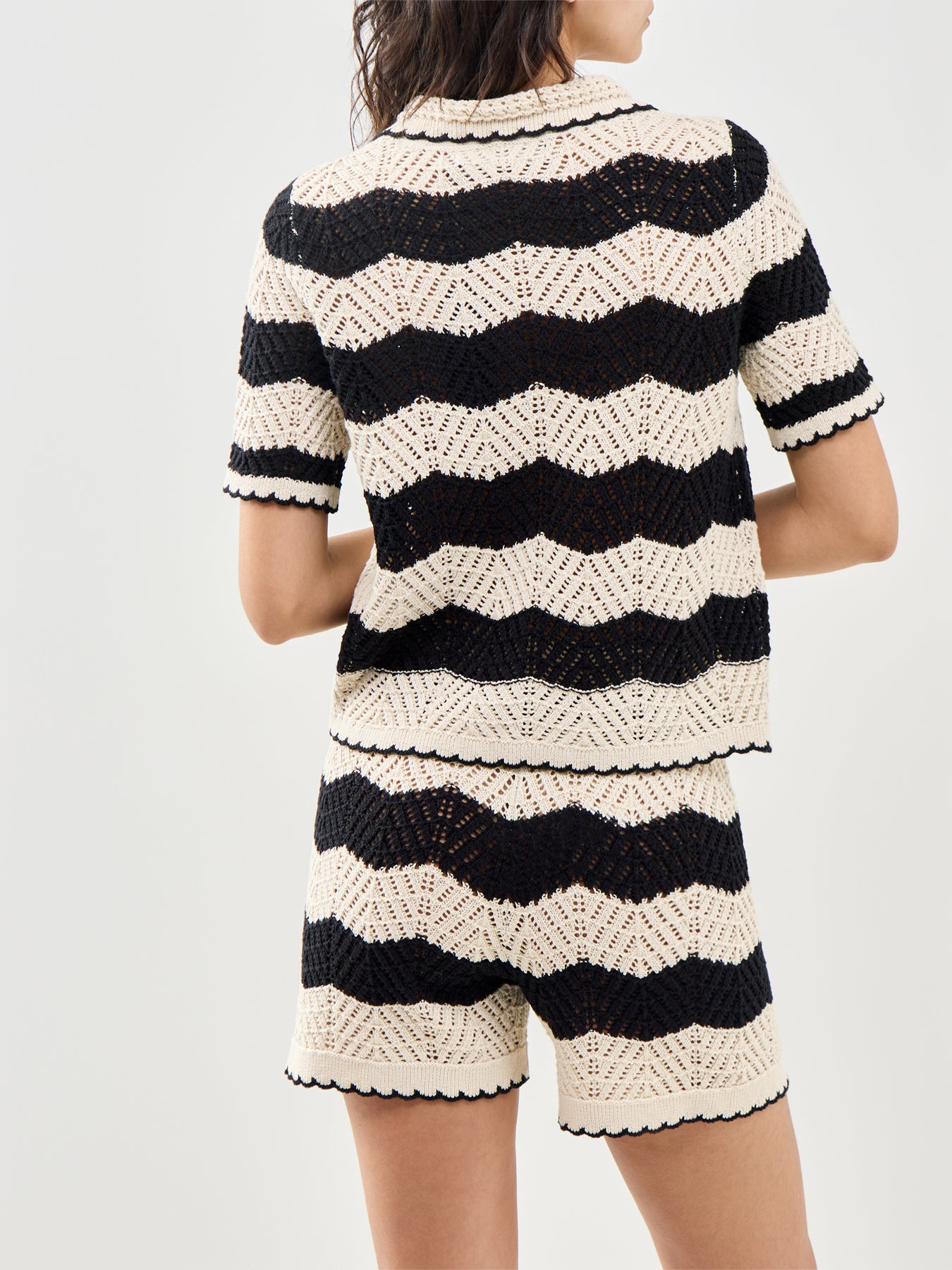 Polo Neck Cardigan Multi