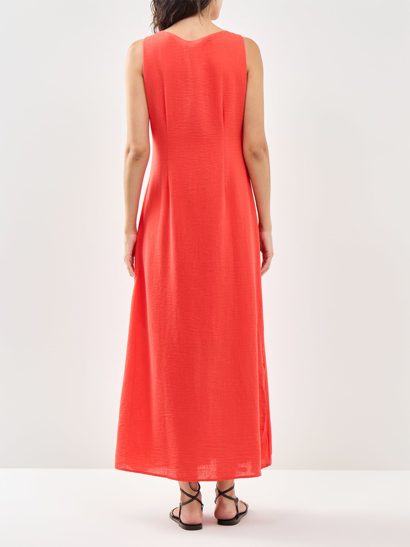 Sleeveless Maxi Dress Red